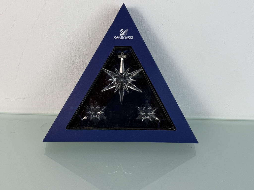 Swarovski Figur 842602 Weihnachtsstern-Set 2005. Top Zustand 