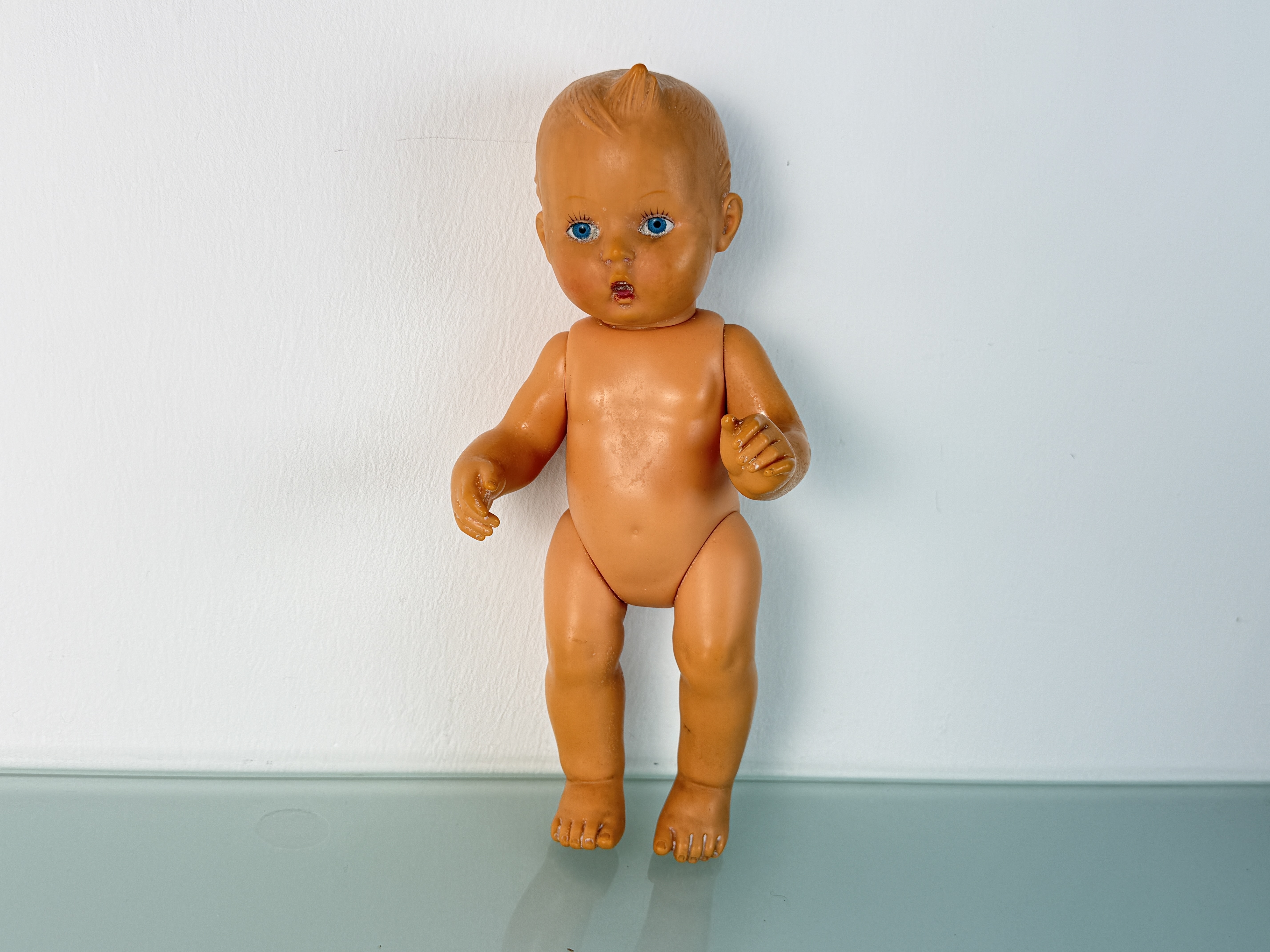 Künstlerpuppe Goebel Vinyl Puppe 32 cm 1 Wahl. Top Zustand. 