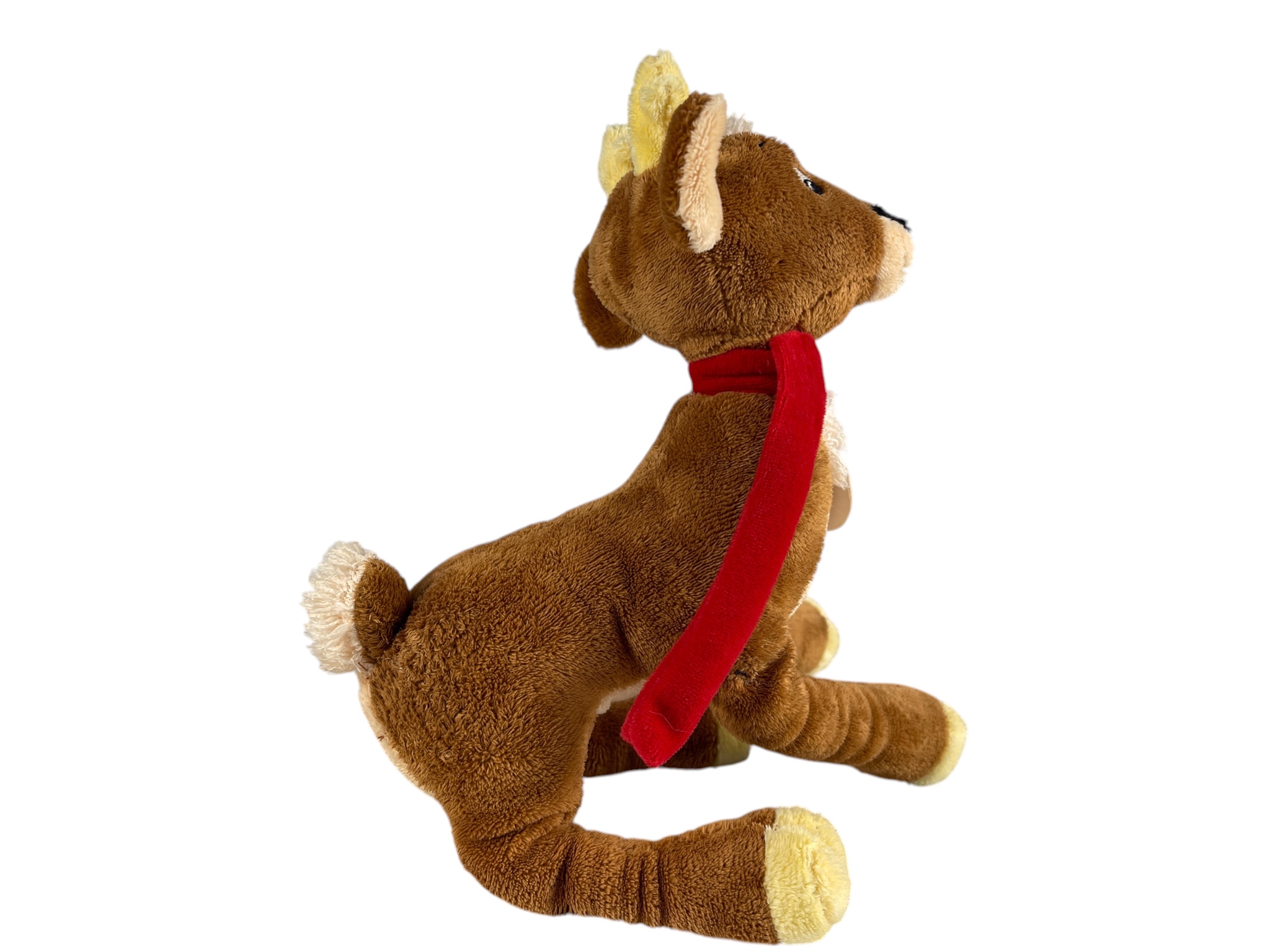 Steiff Tier 024139 Lauras Weihnachtsstern Rentier 25x21x7 cm. Top Zustand   