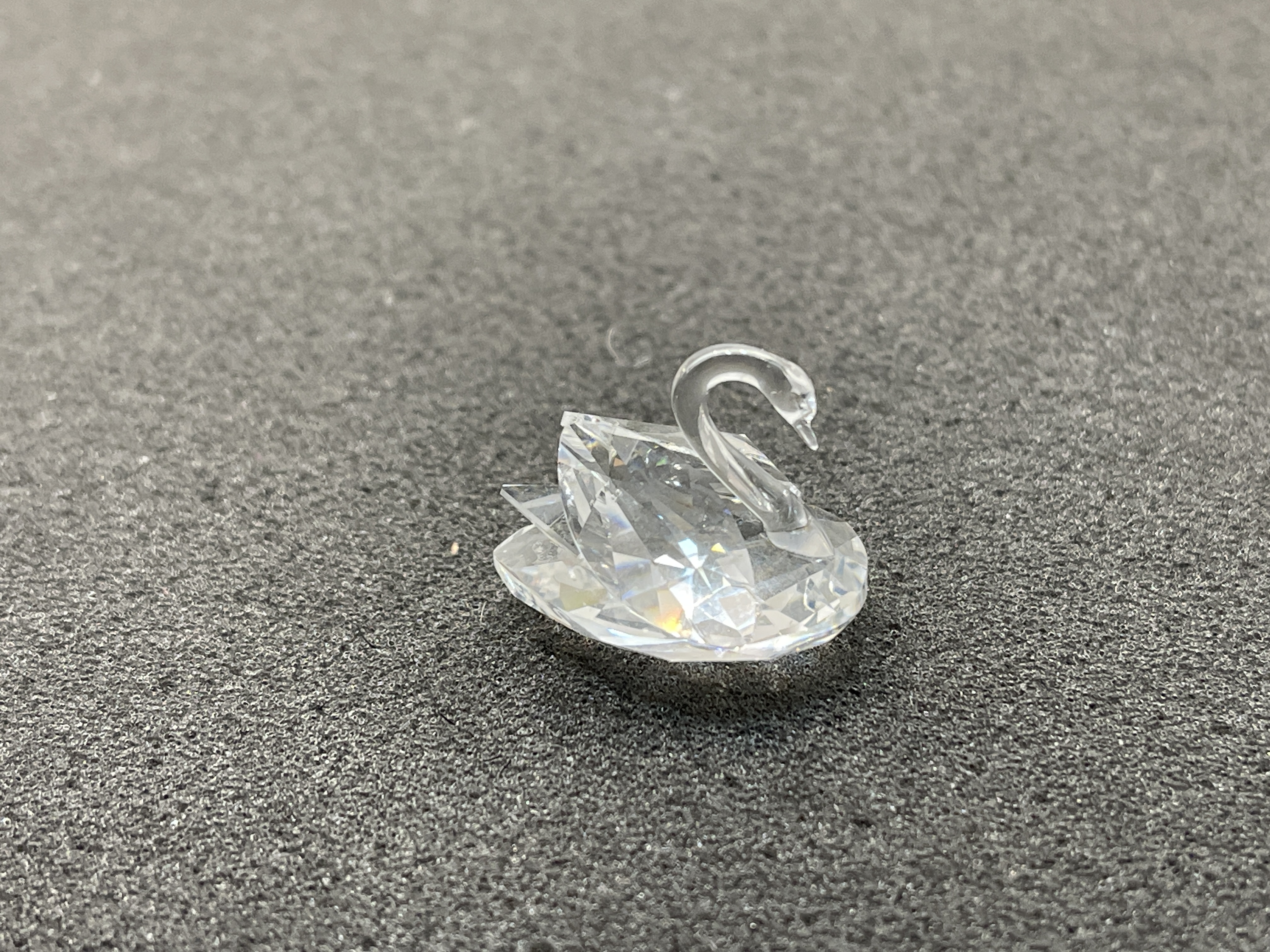  Swarovski Figur Kristall Schwan 2,5 cm. Top Zustand.  