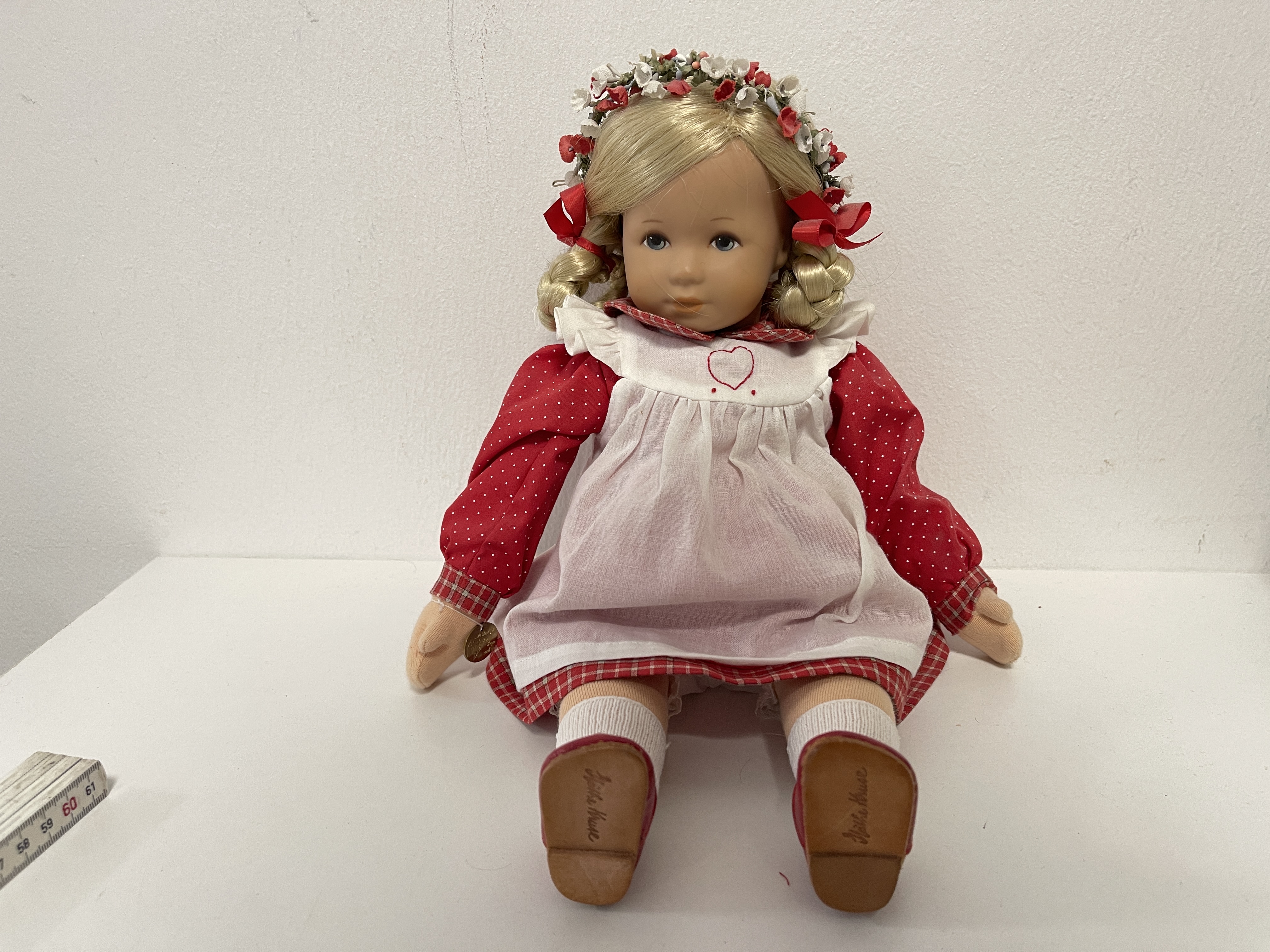 Käthe Kruse Puppe Glückskind 37 cm. - Top Zustand 