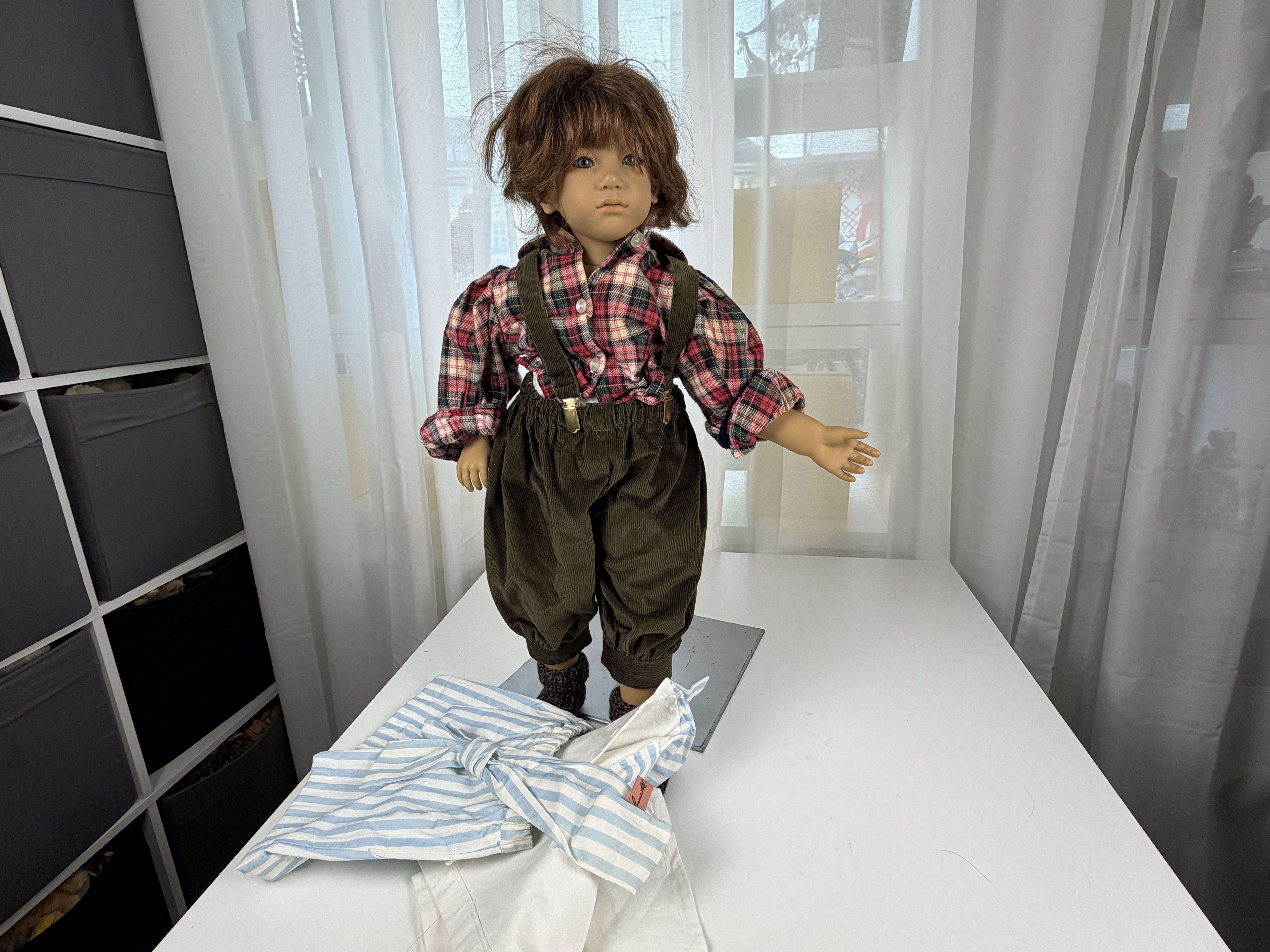 Künstlerpuppe Annette Himstedt Puppe Enzo 66 cm. Top Zustand  