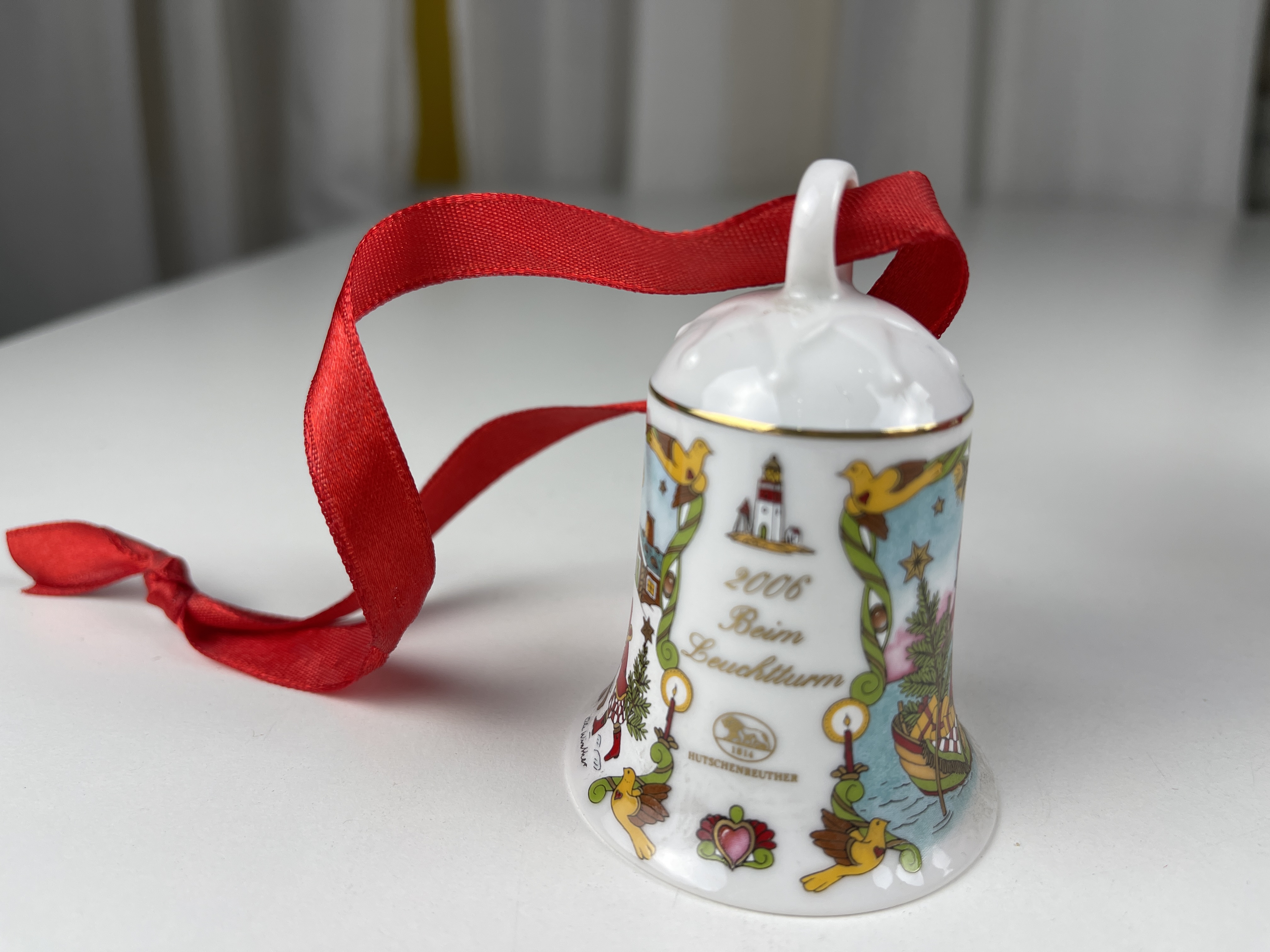  Hutschenreuther 2006 Weihnachtsglocke  7 cm. Top Zustand.    