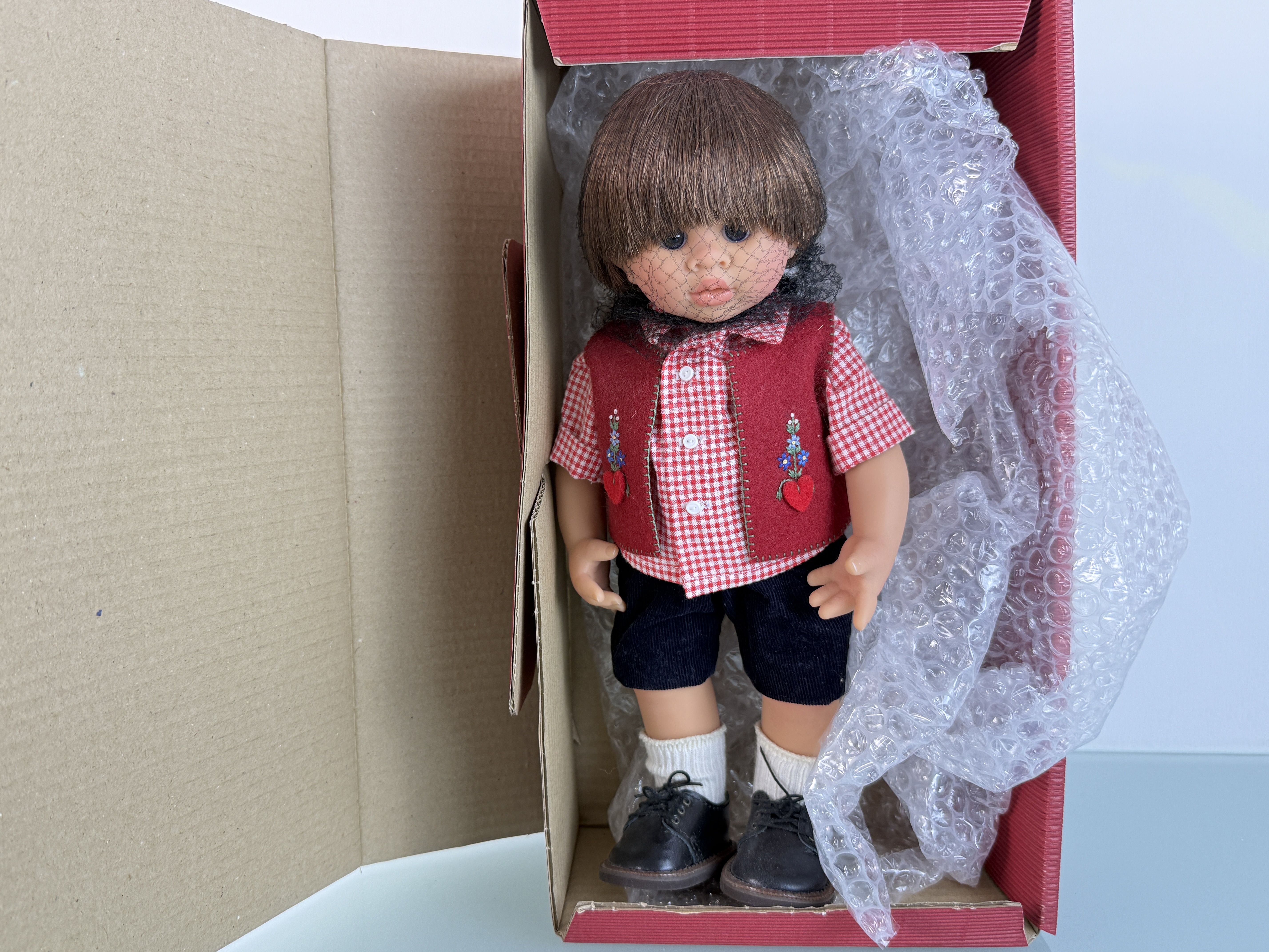 Künstlerpuppe Rosemarie Anna Müller Puppe 32 cm. Top Zustand