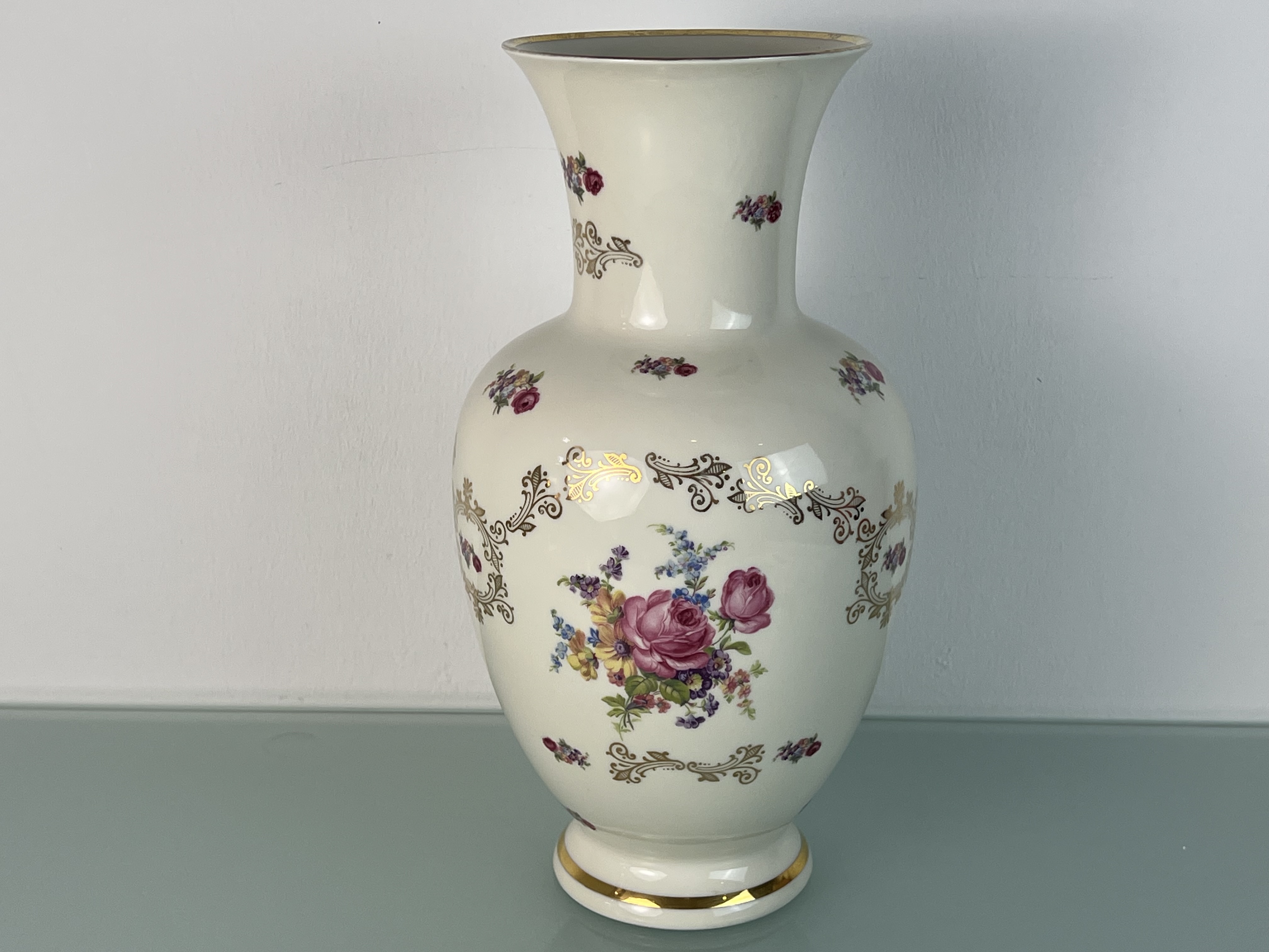 Bavaria Porzellan Vase 35,3 cm. Top Zustand