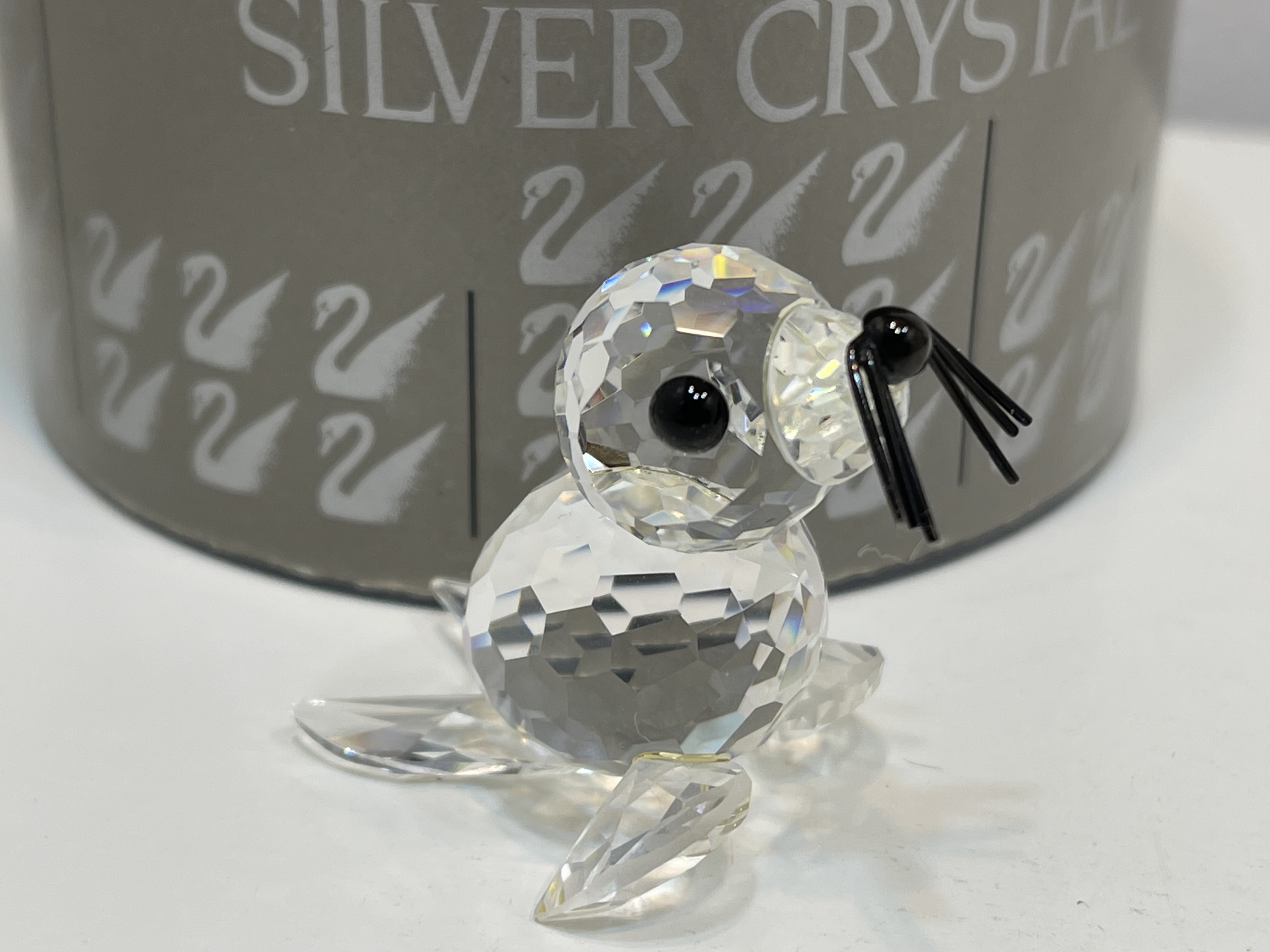  Swarovski Figur 012530 Robbe 4 cm. Ovp & Zertifikat. Top Zustand   