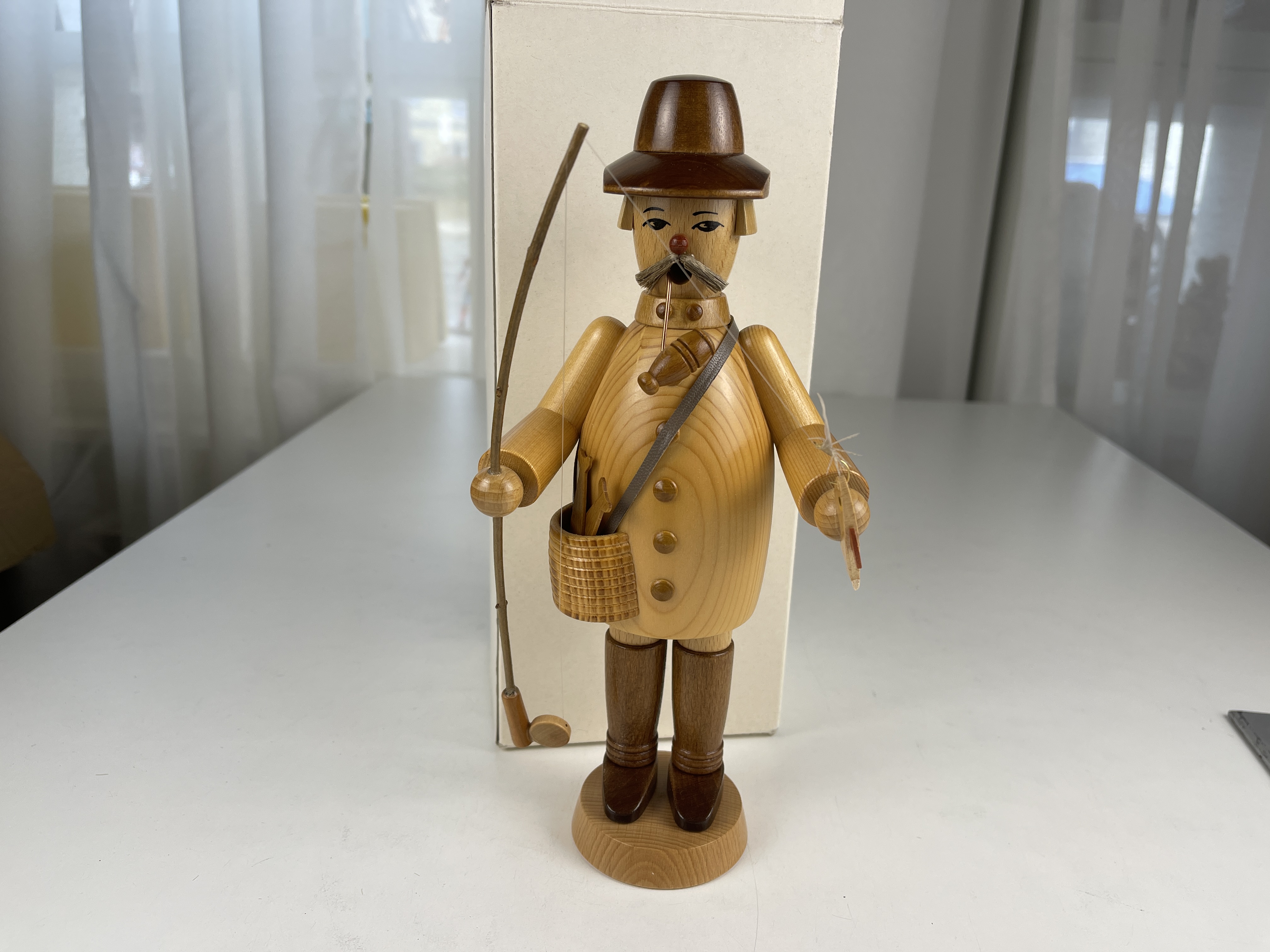 Erzgebirge Figur Räuchermann Holzfigur 26 cm. Top Zustand   