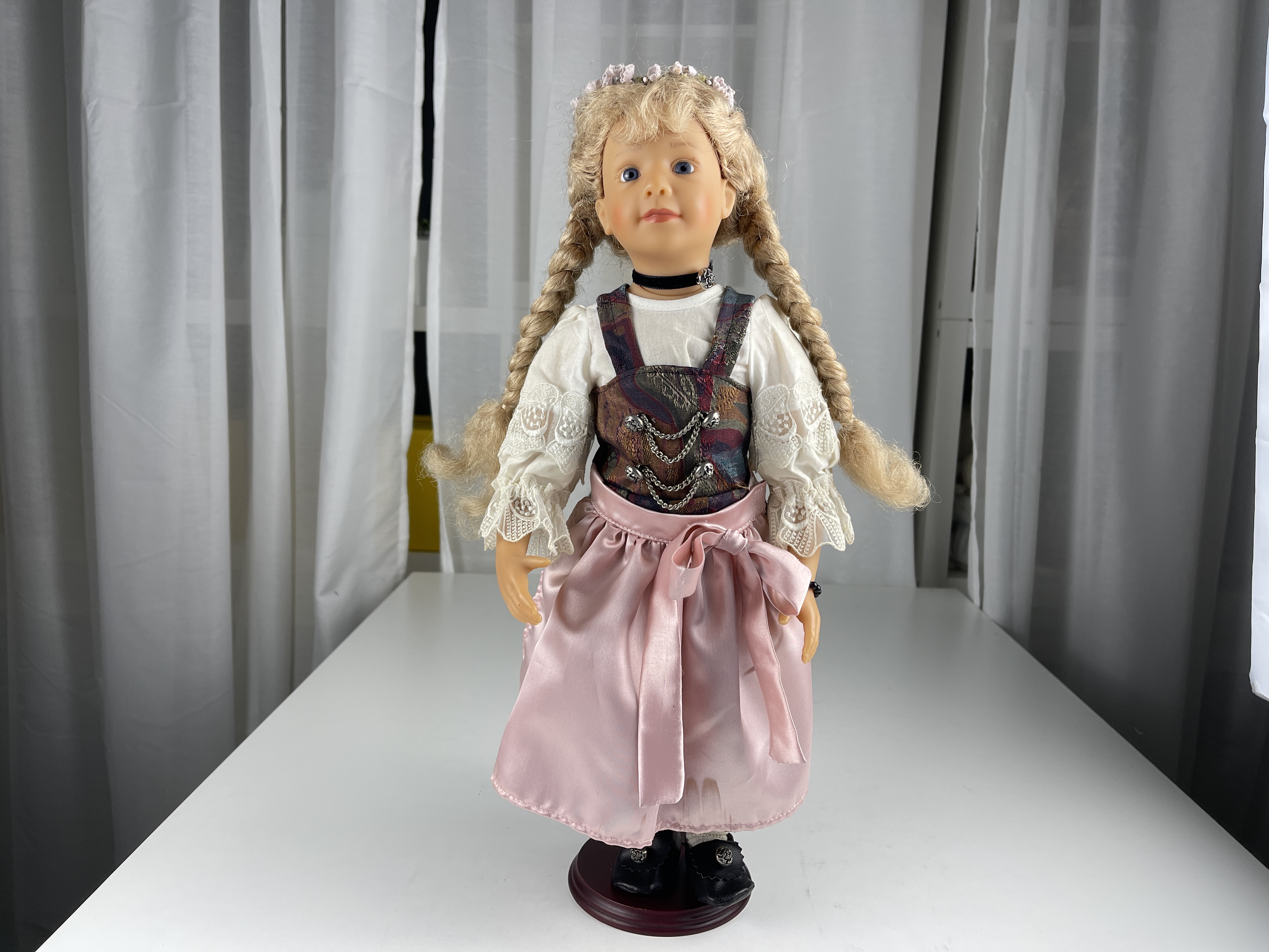 Schildkrötpuppe Evelyn Pfaffendorf Vinyl Puppe 45 cm. Top Zustand 