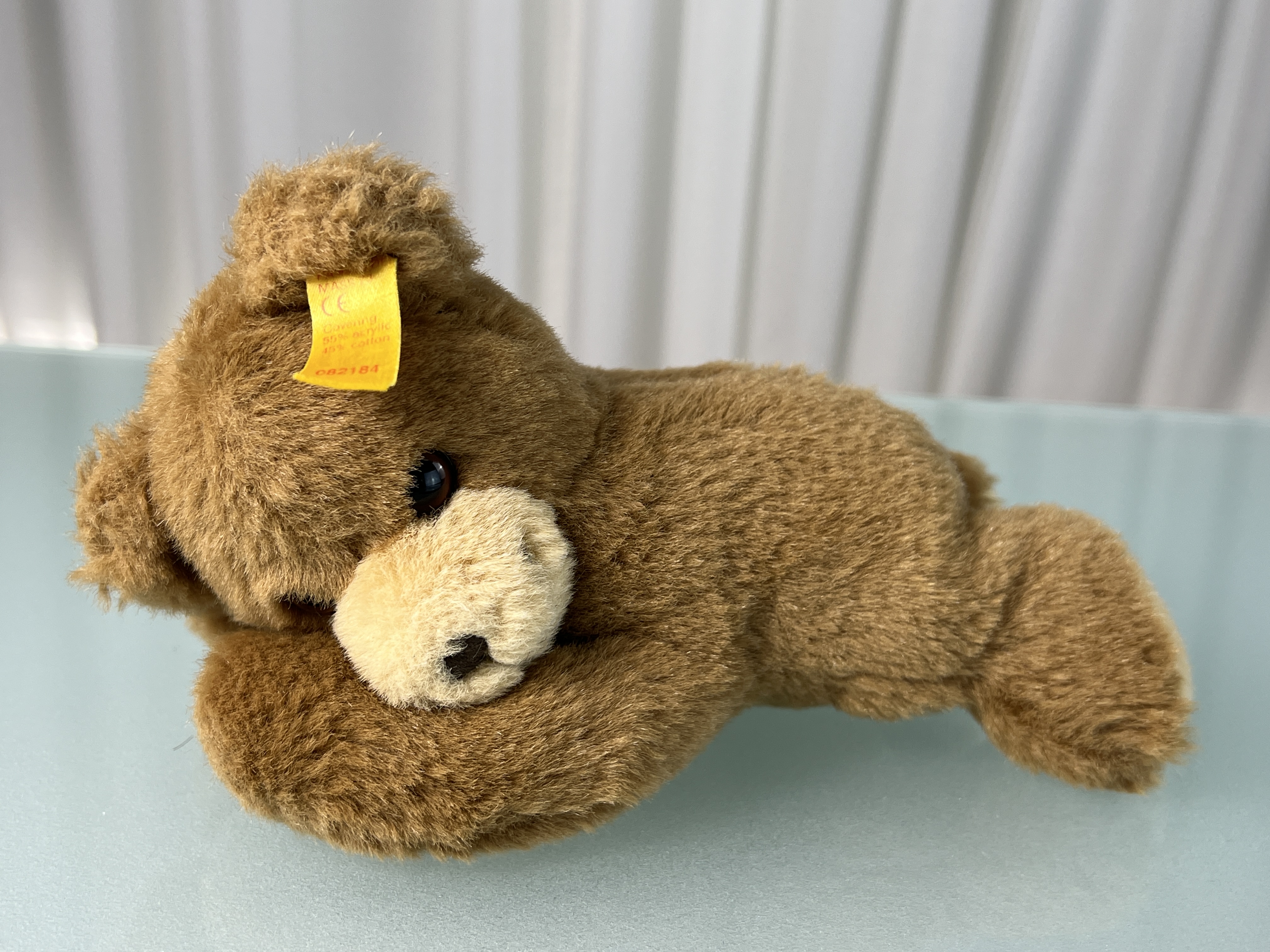 Steiff Tier 082184 Teddybär 12 x 20 cm. Top Zustand 