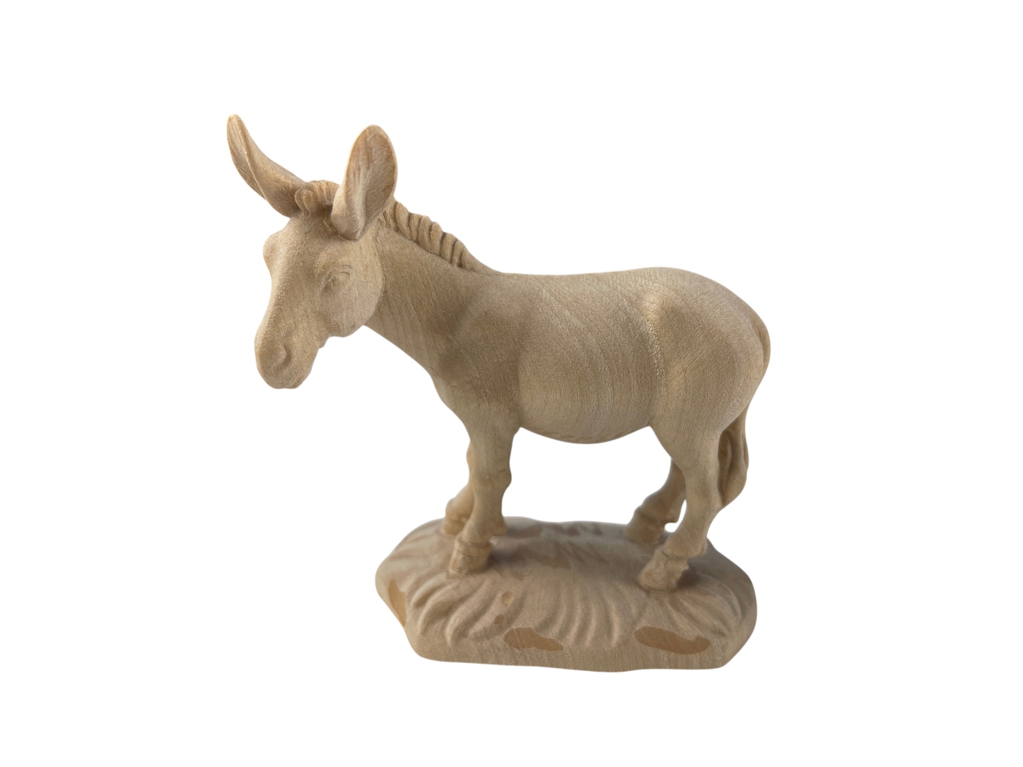 Sammler Holz Figur Esel 8,5 cm. Top Zustand  