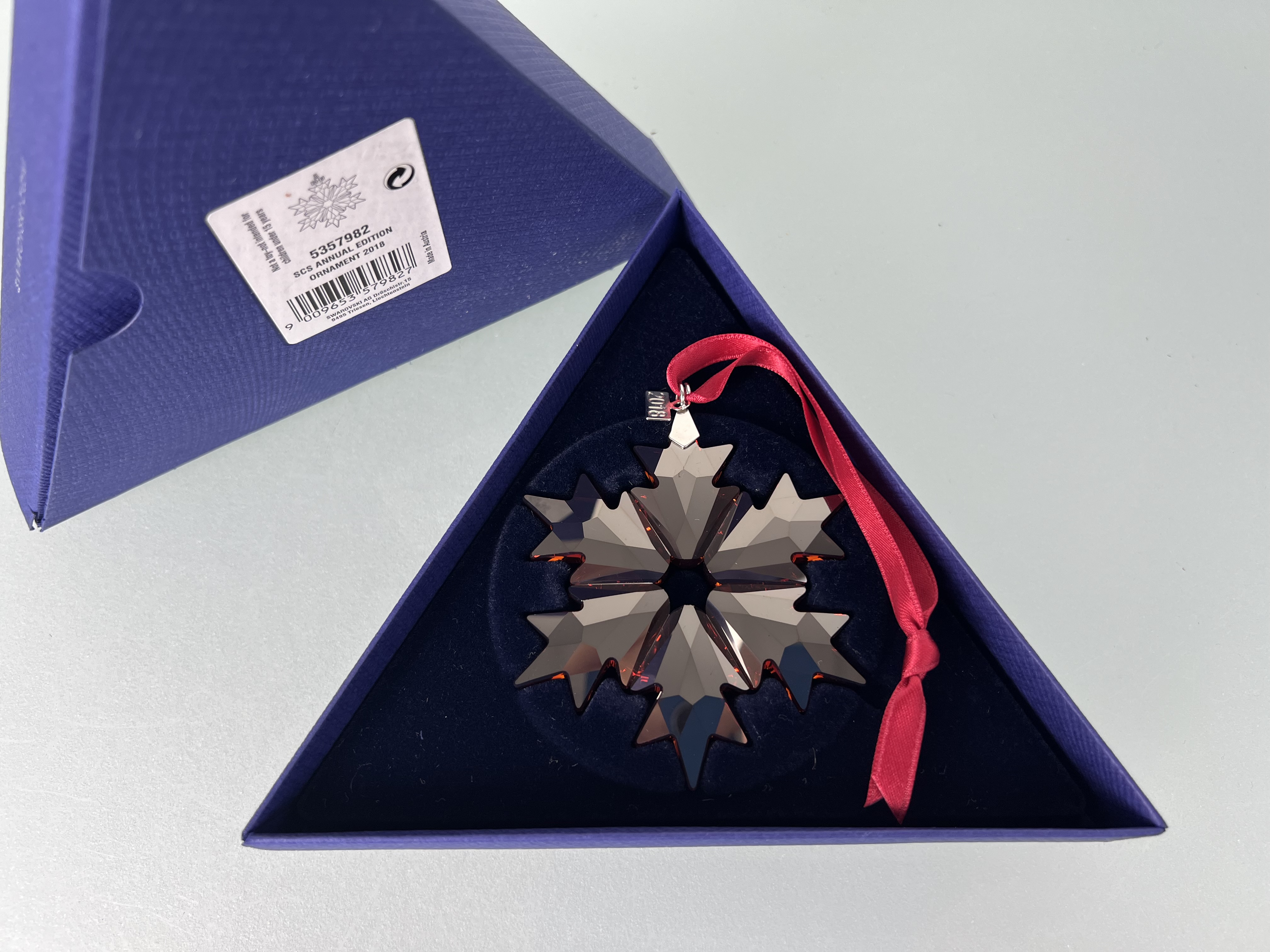 Swarovski Weihnachtsstern 2018 klar 5357982 Top Zustand mit OVP