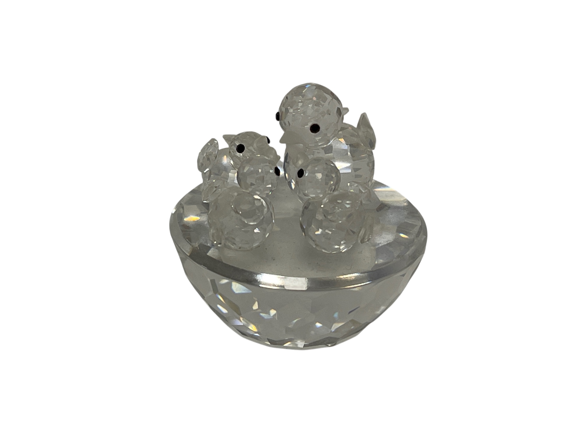 Swarovski Figur Kristall 013842 Vogelnest 5,5 cm  Ø. Top Zustand 
