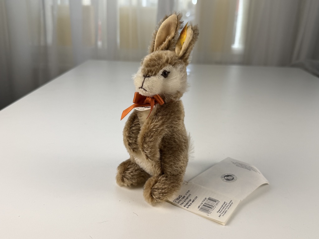 Steiff Tier 076640 Hase Dormili 14 cm. Top Zustand    