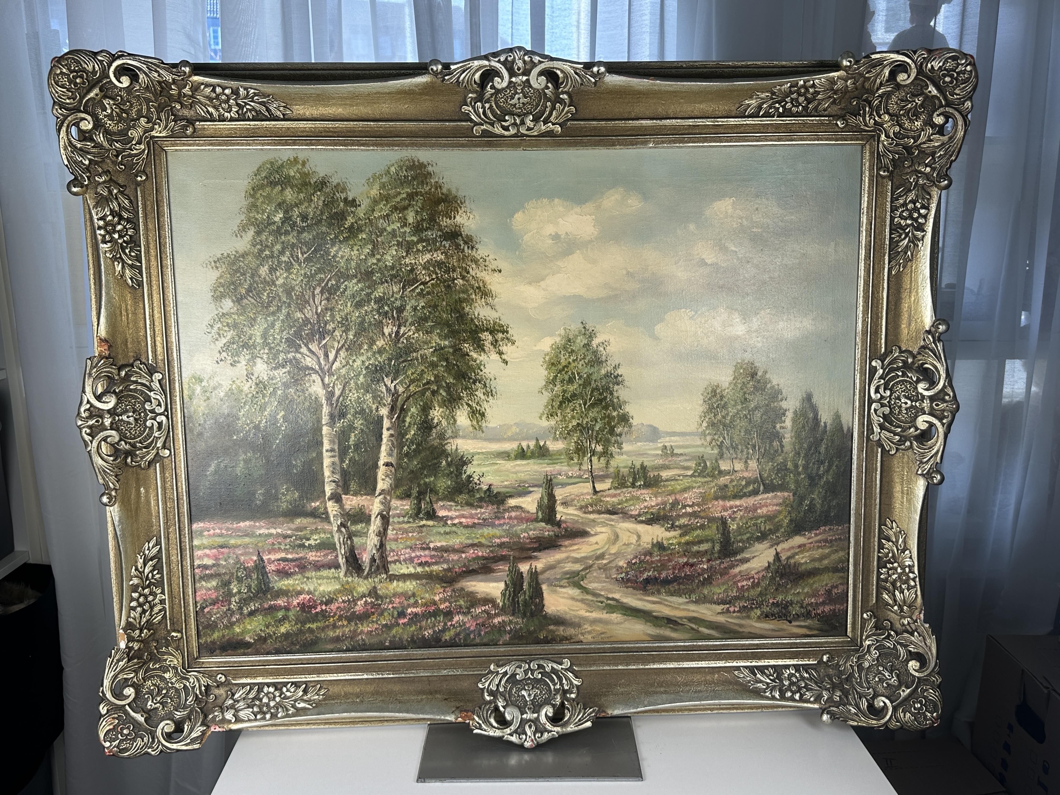 Bild Kunstwerk 97 cm Lang / 78 cm Hoch / 7,8 cm Tief. Zustand siehe Fotos