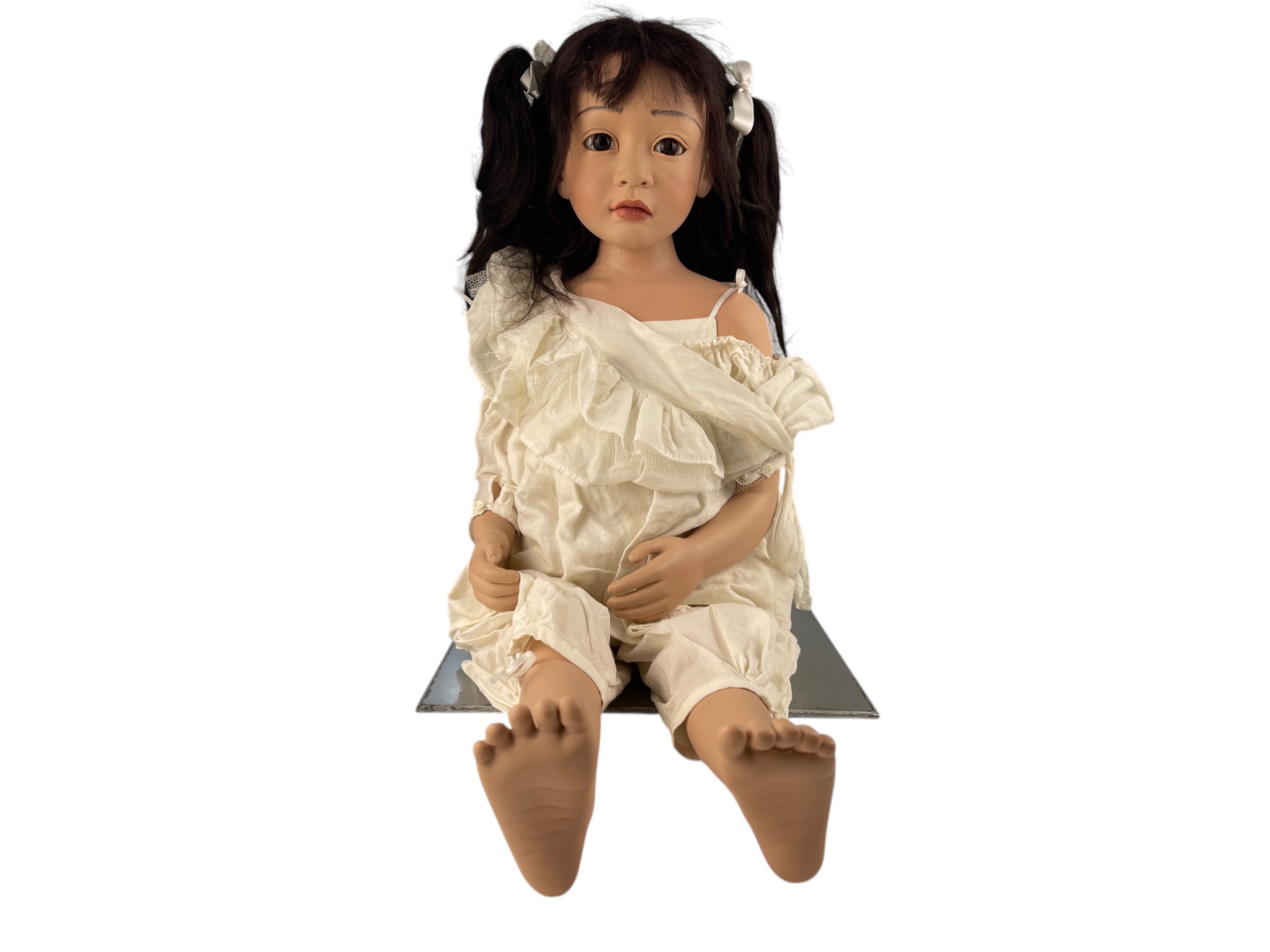 Philip Heath Künstlerpuppe Vinyl Puppe 60 cm.  Zustand  siehe Fotos