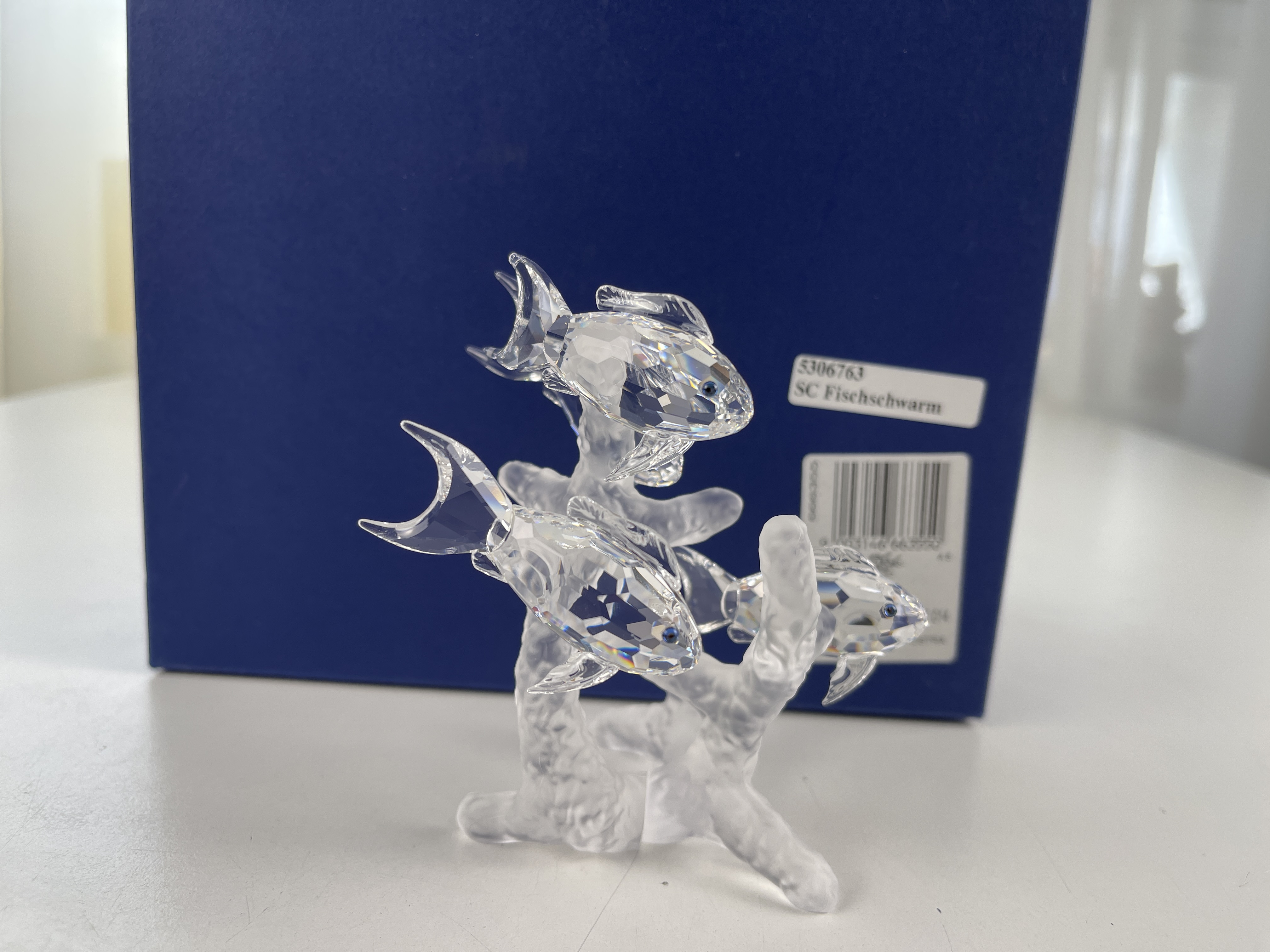 Swarovski Figur 666355 Großer Fischschwarm 10 cm, Inkl. OVP und Zertifikat  Top Zustand 
