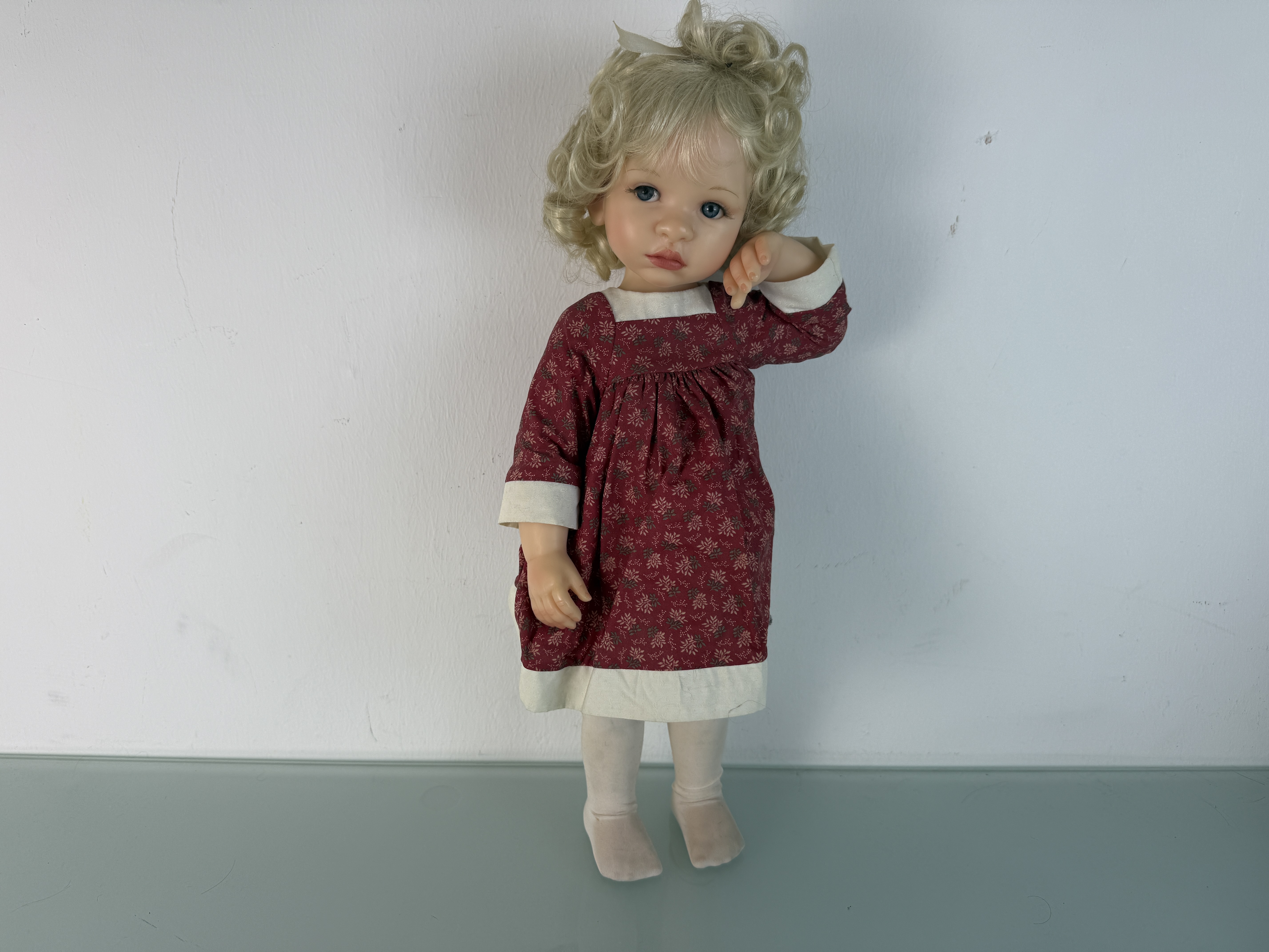 Pamela Erff Resin Künstlerpuppe Puppe 50 cm. Top Zustand  
