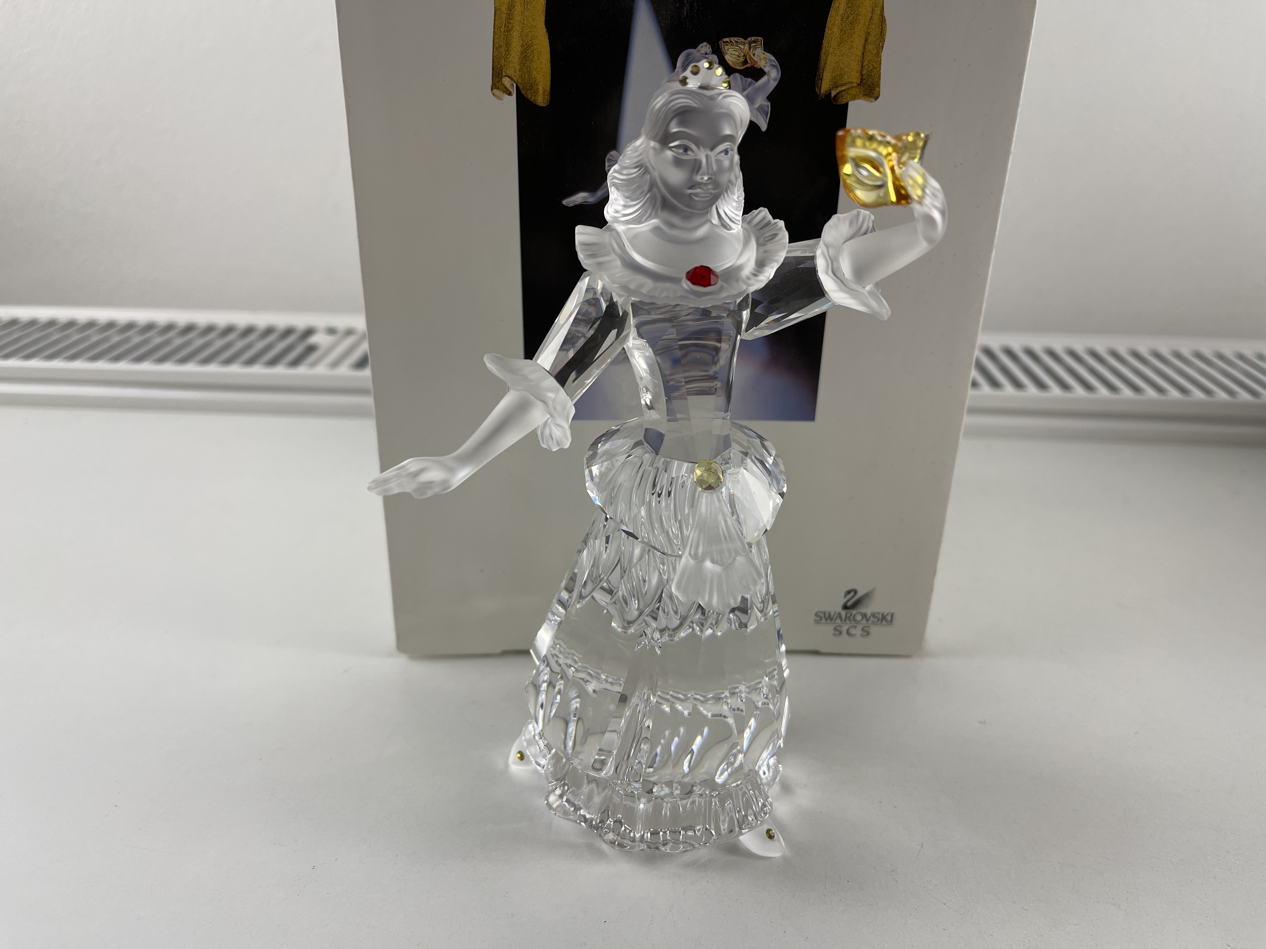 Swarovski Figur 242032 Jahresfigur 2000 Columbine 17 cm mit Ovp & Zertifikat