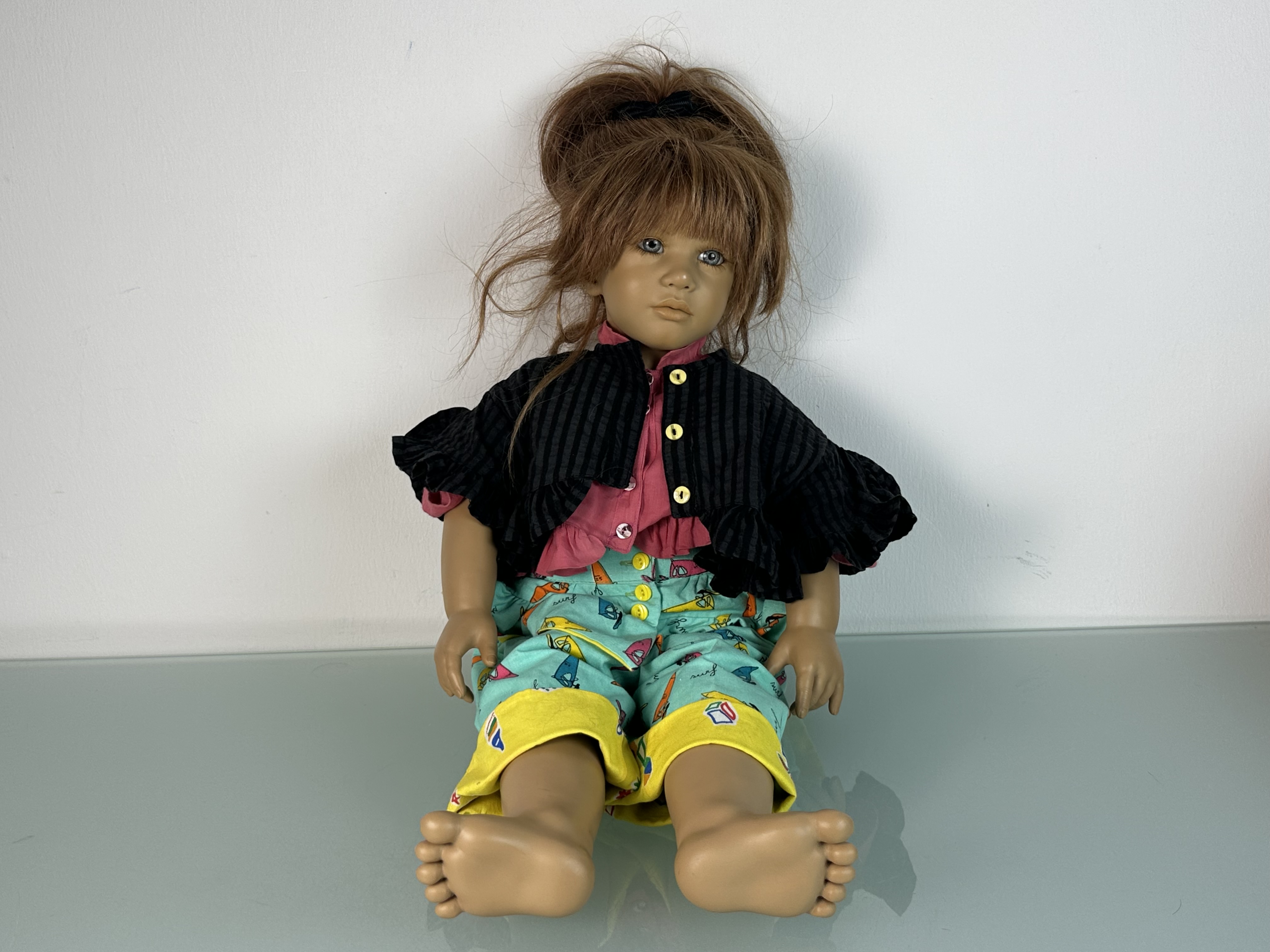 Künstlerpuppe Annette Himstedt Puppe Janka 65 cm. Top Zustand