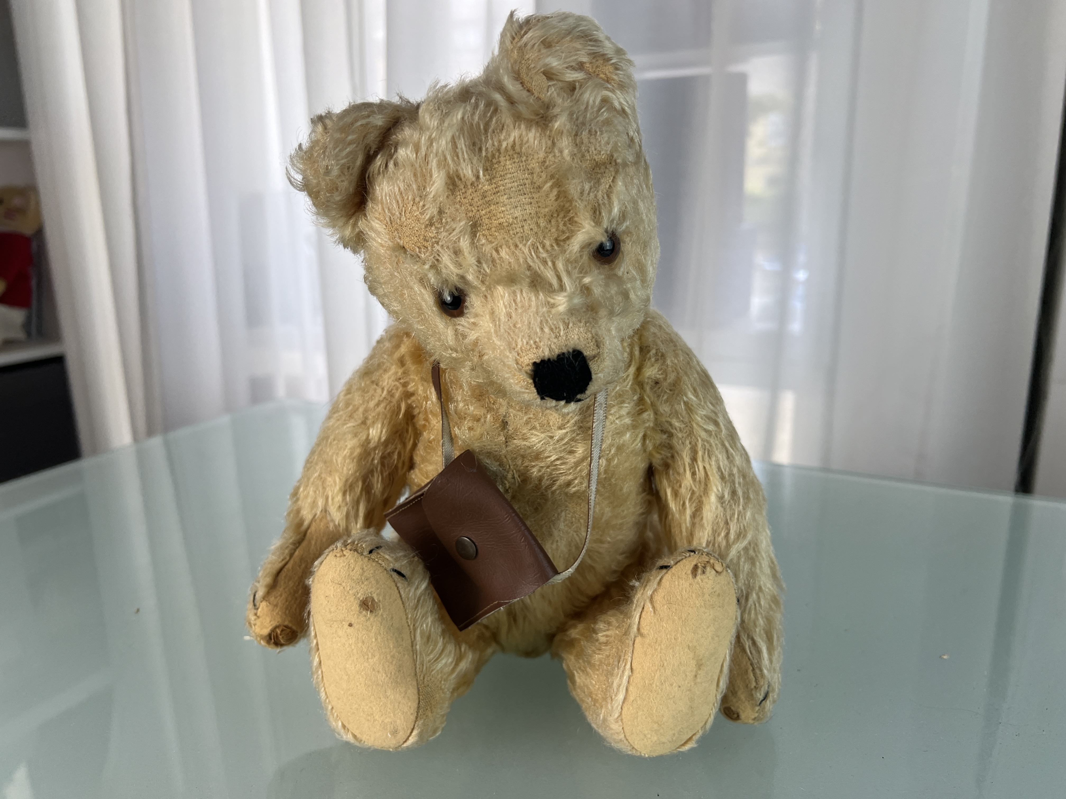 Alter Sammler Teddy Bär Künstlerbär 24 cm Zustand Siehe Fotos  