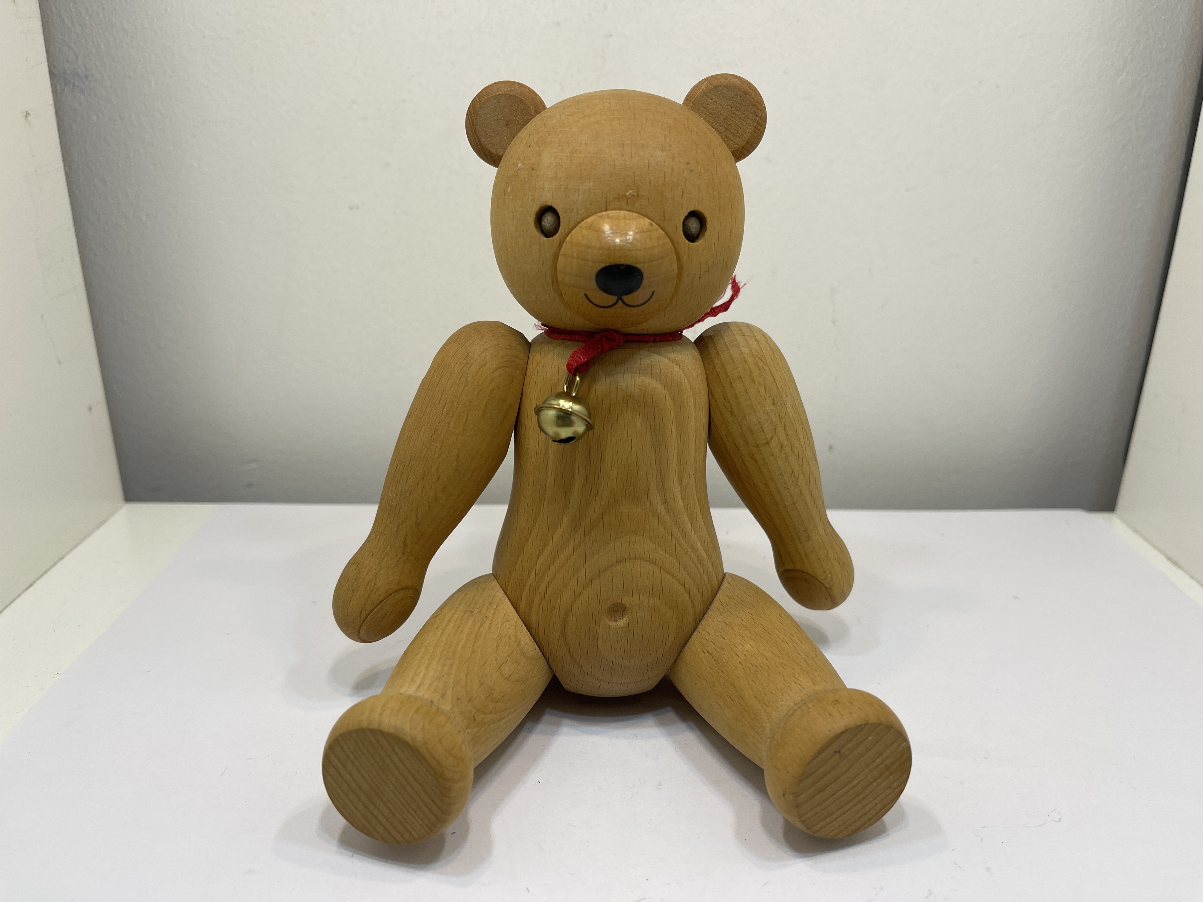 Erzgebirge Seiffener Figur Teddybär 18 cm. Top Zustand  