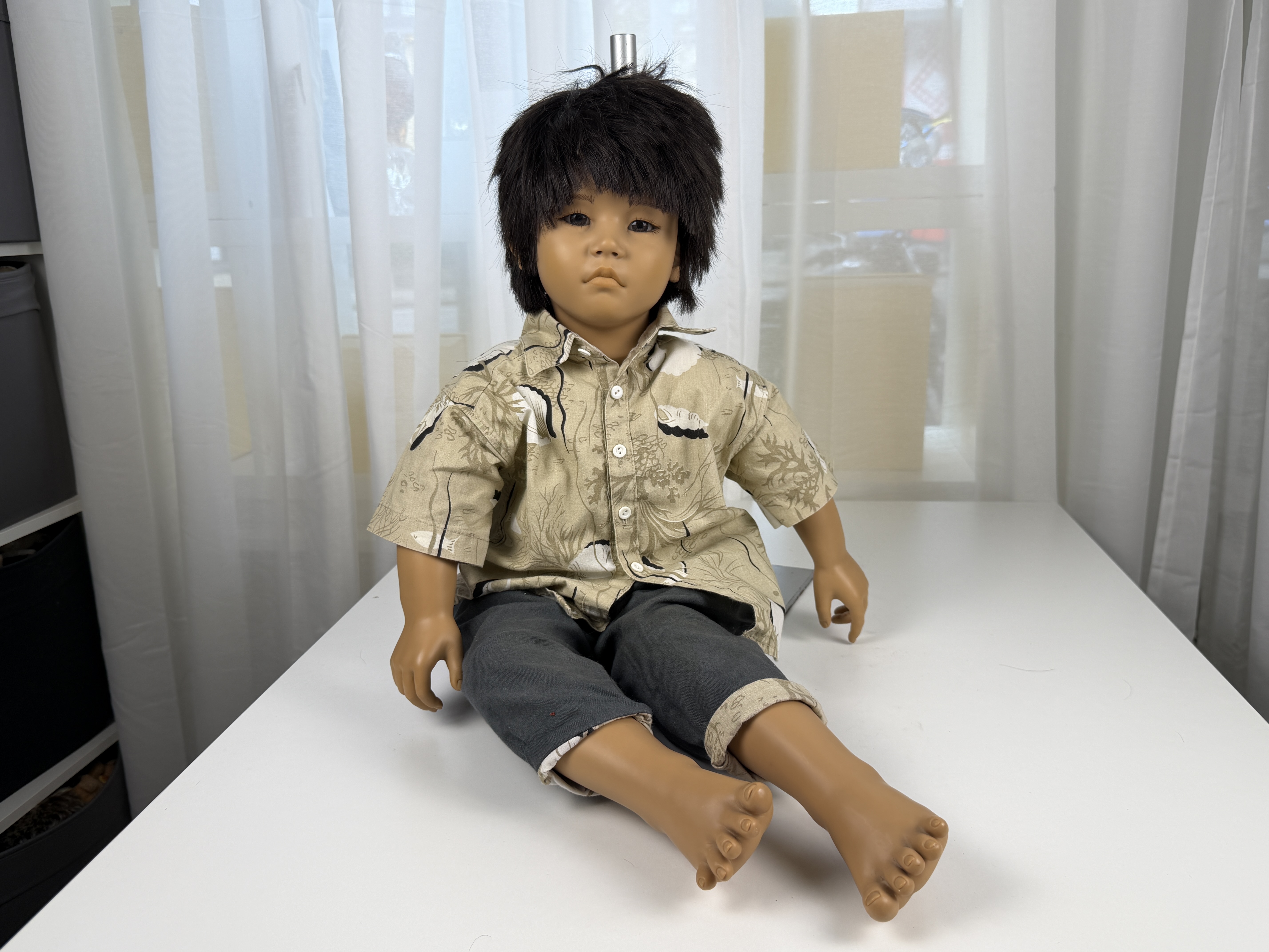 Künstlerpuppe Annette Himstedt Puppe Vinyl Makimura 80 cm