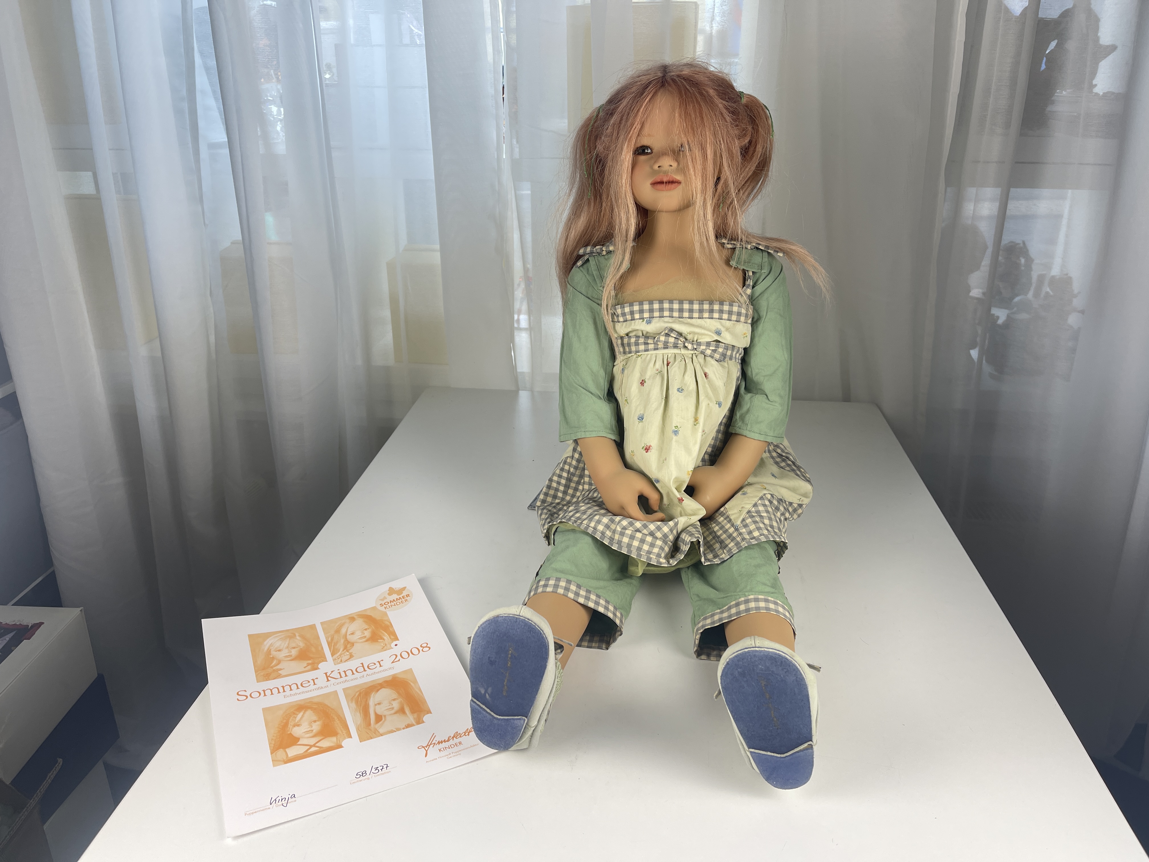 Annette Himstedt Puppe Kinja 80 cm. Top Zustand