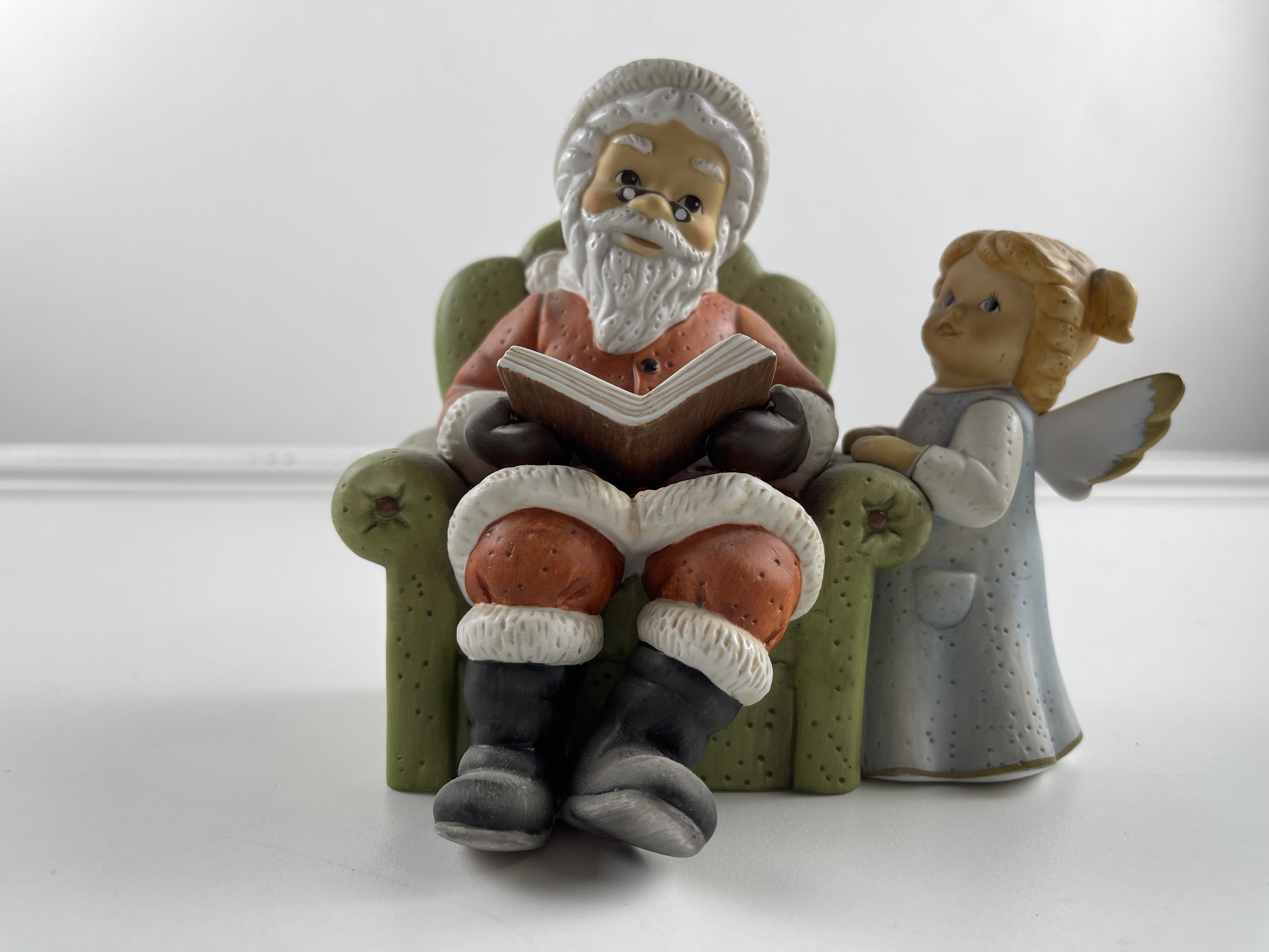 Goebel Figur Nina und Marco Weihnachtsmann & Engel 14 cm - Top Zustand.