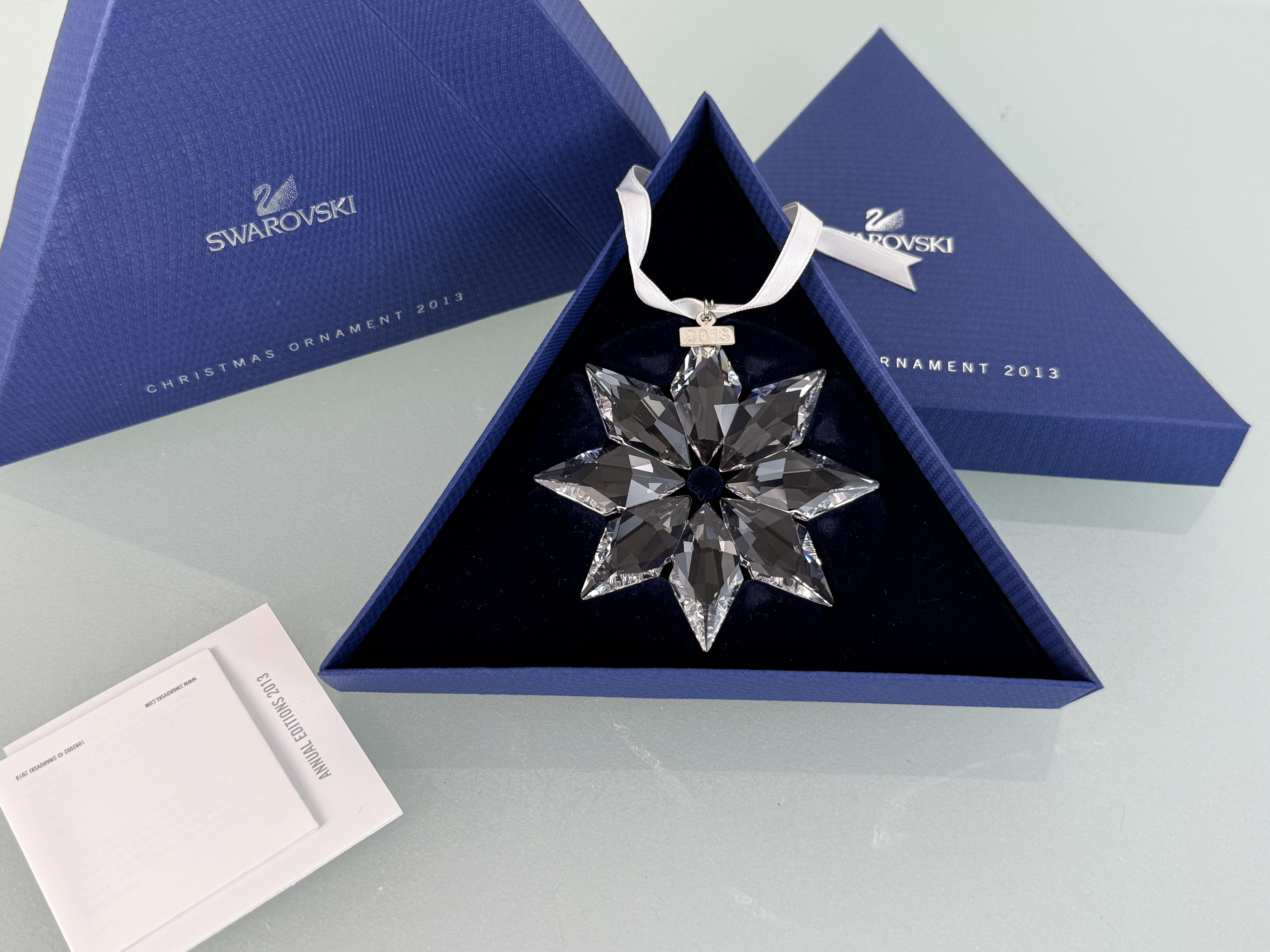 Swarovski Figur 5004489 Weihnachtsstern 2013 Groß. 7,9 cm Ovp Zertifikat Top Zustand  