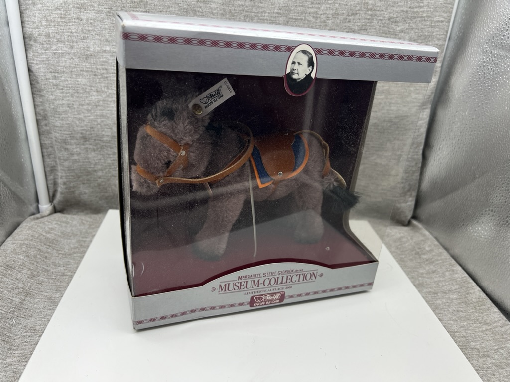  Steiff Tier 0126/20 Esel 20 cm. Top Zustand.    