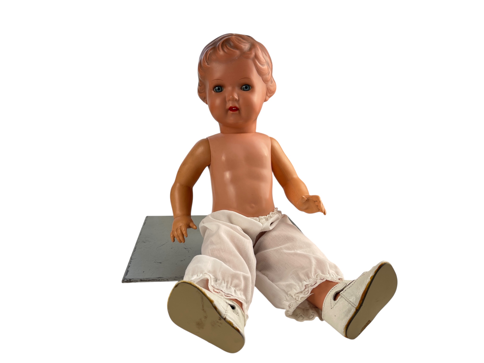 Schildkrötpuppe Puppe Tortulon 44 cm. Zustand siehe Fotos