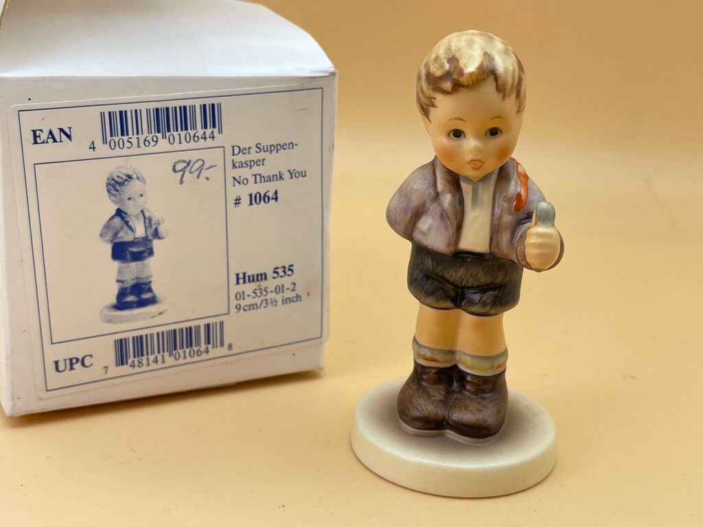  Hummel Figur 535 Der Suppenkasper 9,5 cm. 1 Wahl mit Ovp. Top Zustand.