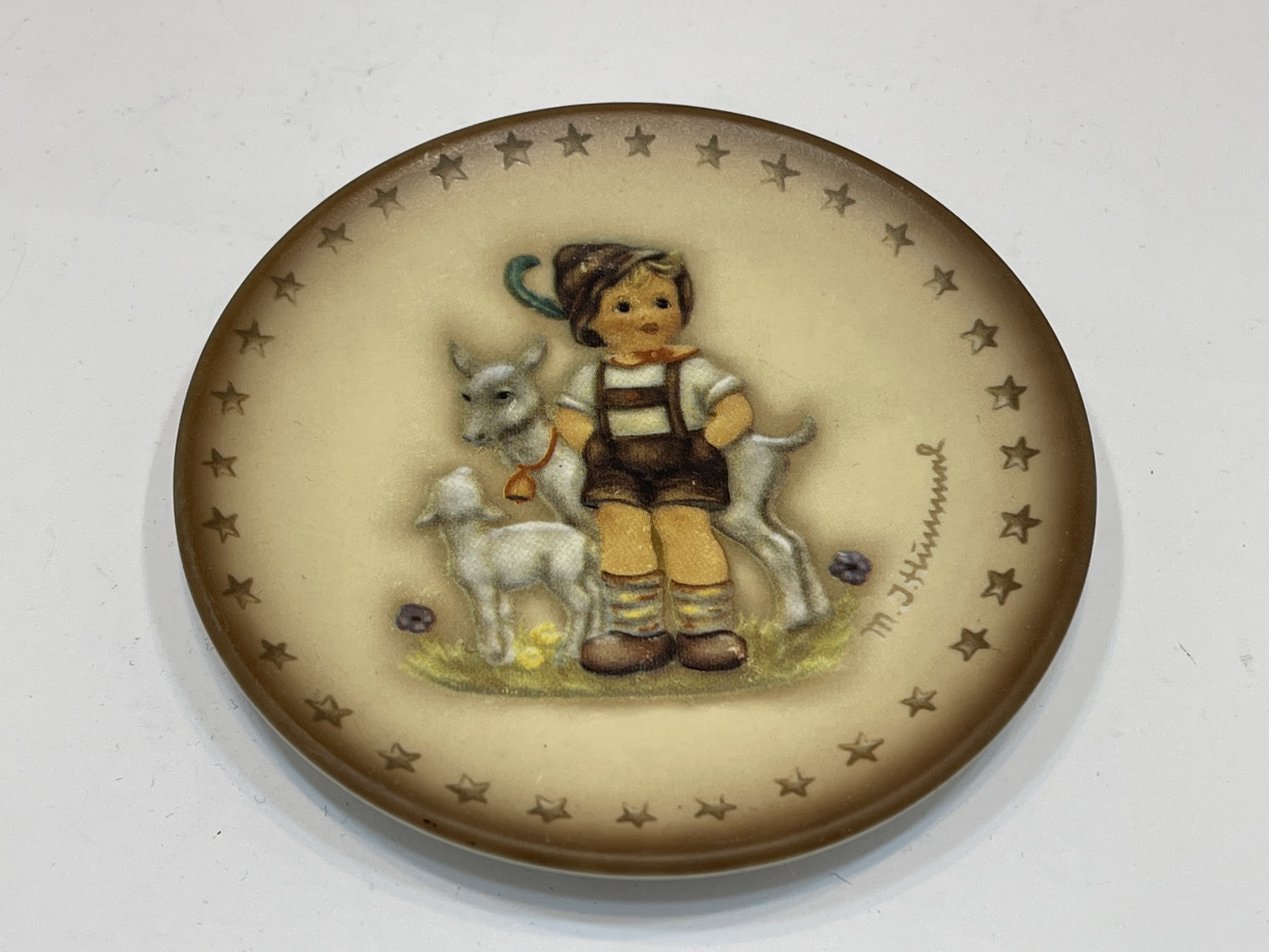  M.I. Hummel Teller  Ø 8,5 cm. 1 Wahl. Top Zustand.      