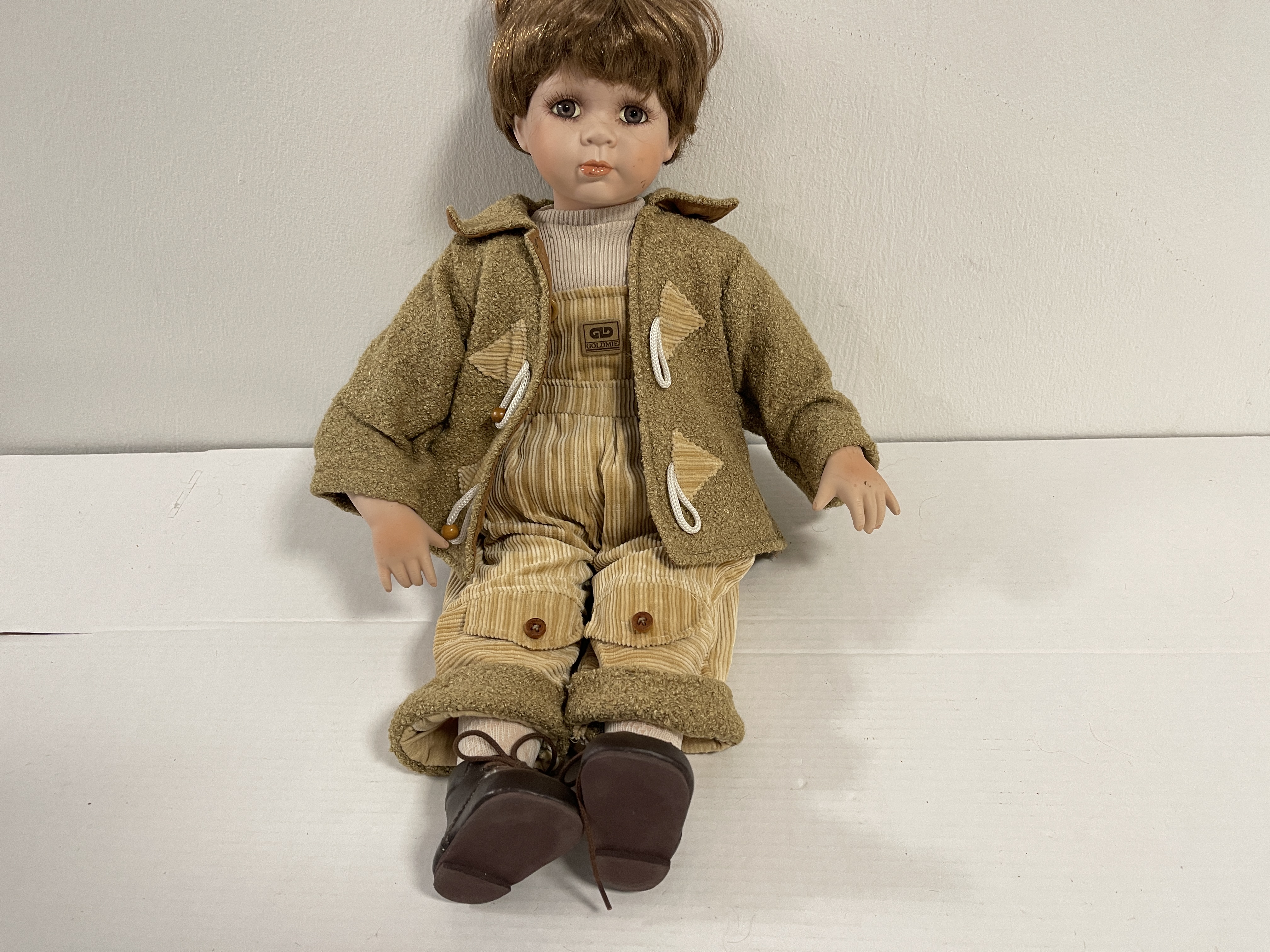 Künstlerpuppe Porzellanpuppe 50 cm. Zustand  siehe Fotos  