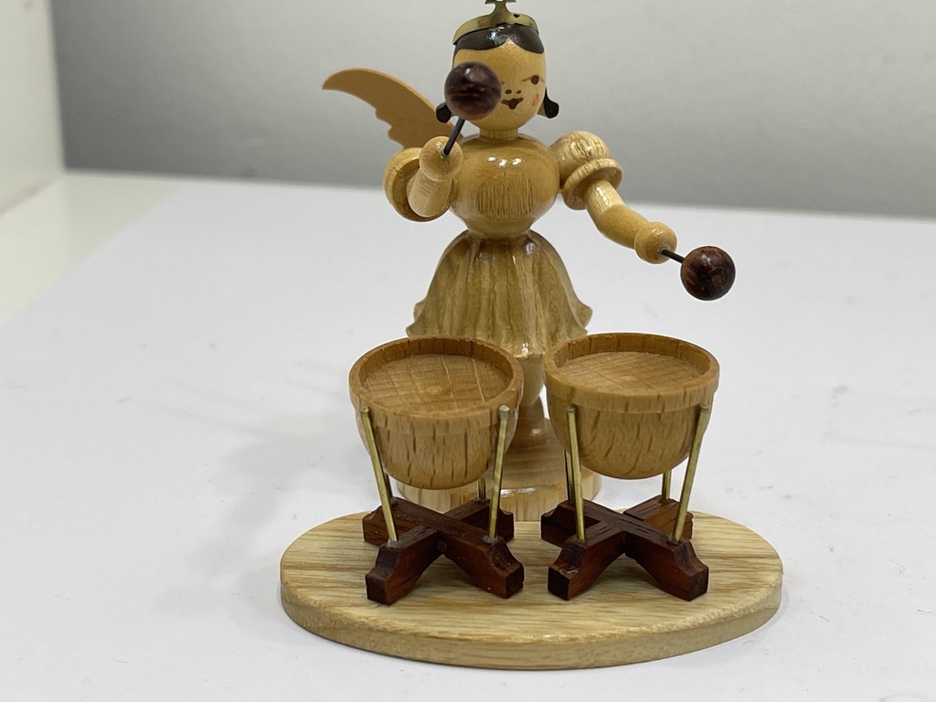 Erzgebirge Blank Figur Engel 6,8 cm Top Zustand   