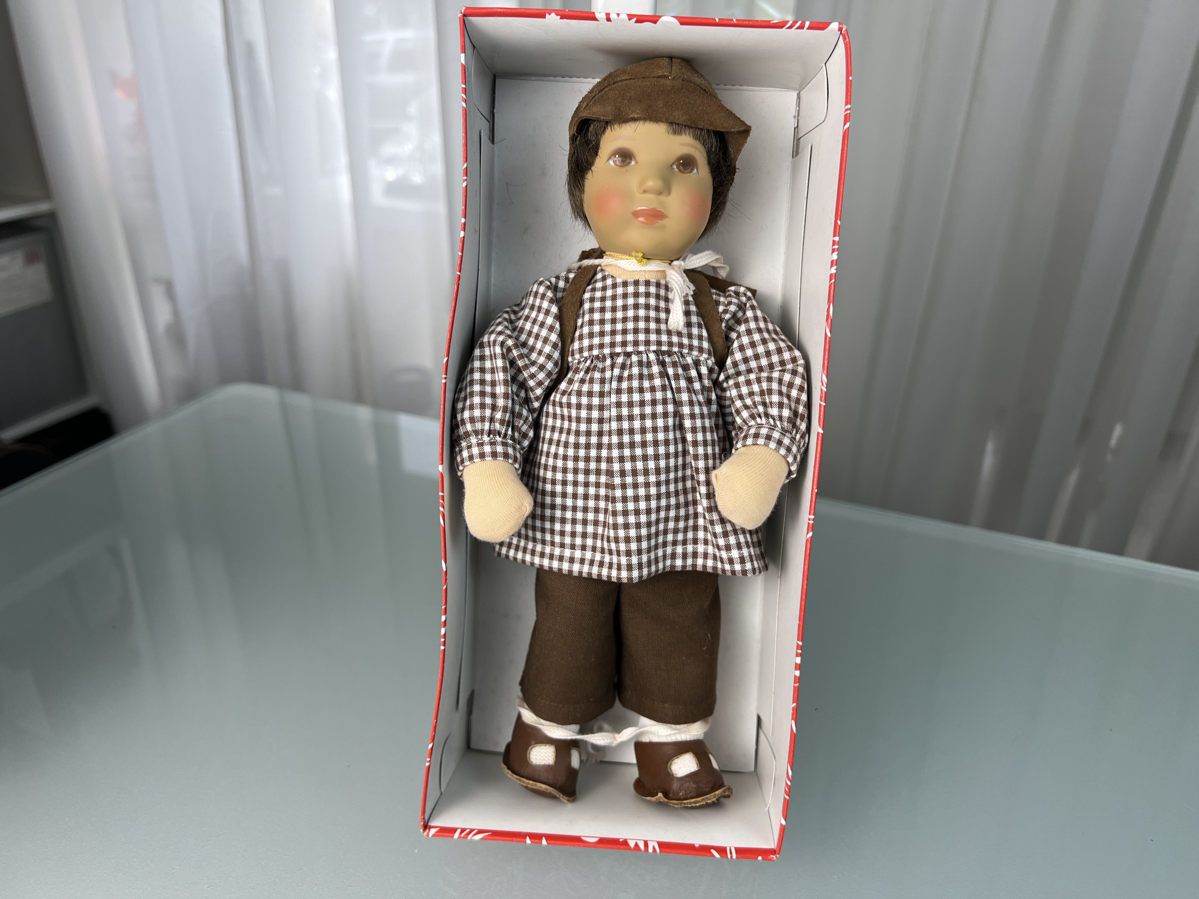 Käthe Kruse Puppe Sammlerpuppe 26 cm Top Zustand - Siehe Foto.  
