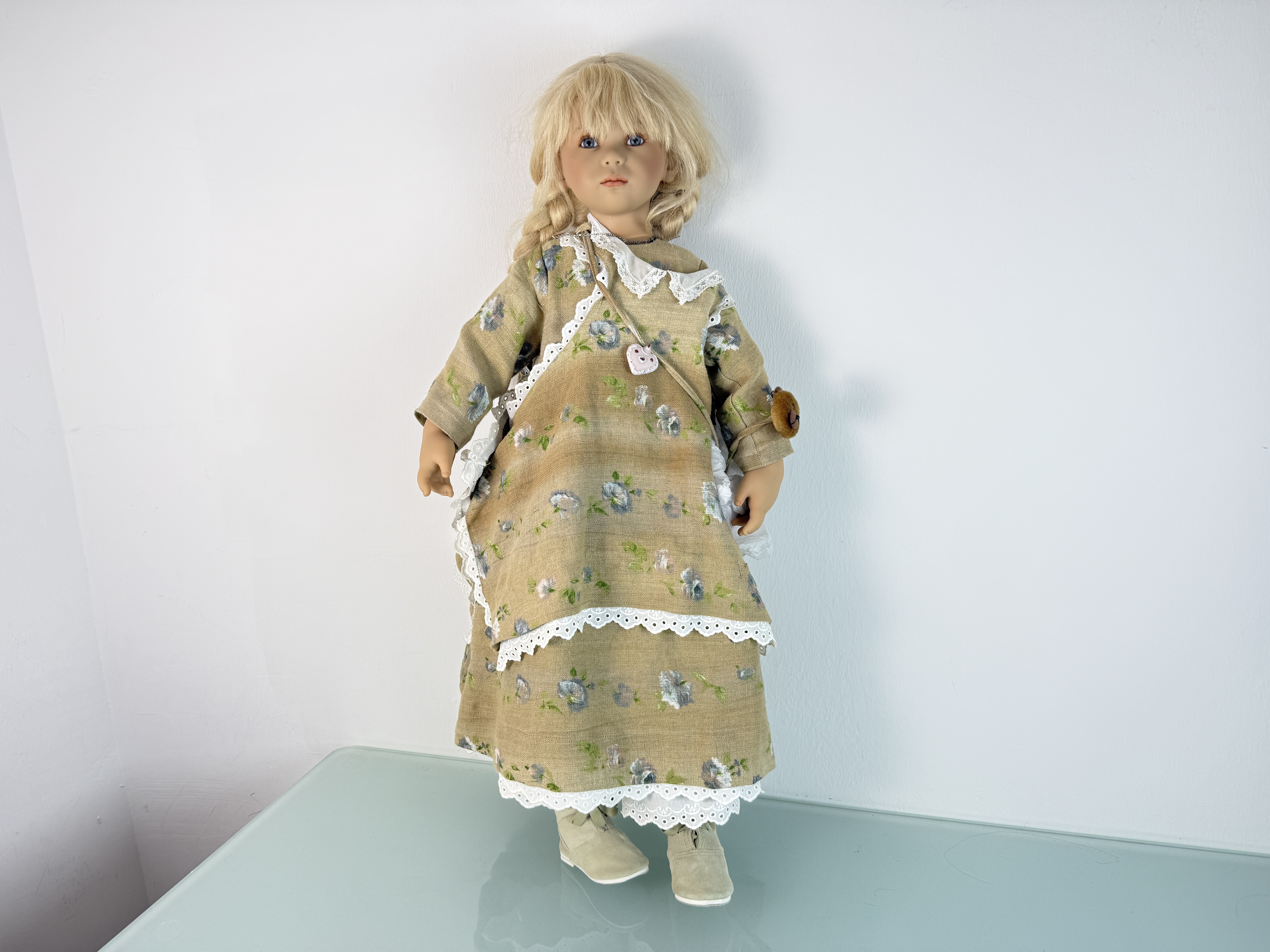 Künstlerpuppe Annette Himstedt Puppe Klärchen 80 cm. Top Zustand.  