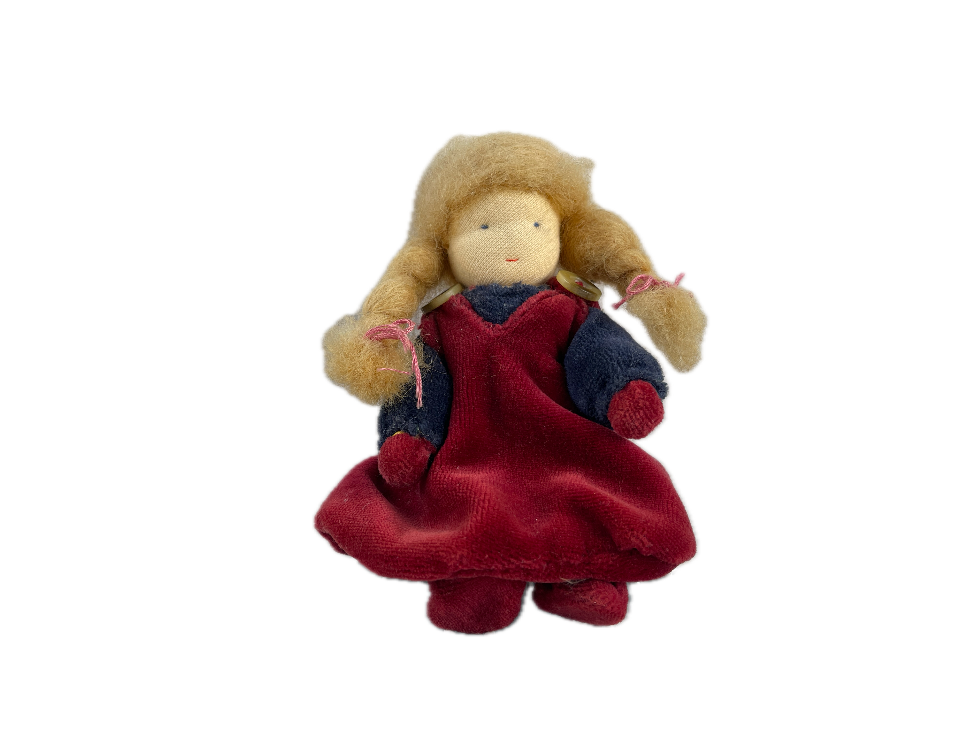 Künstlerpuppe Stoff Sammler Puppe 15 cm Zustand Siehe Fotos  