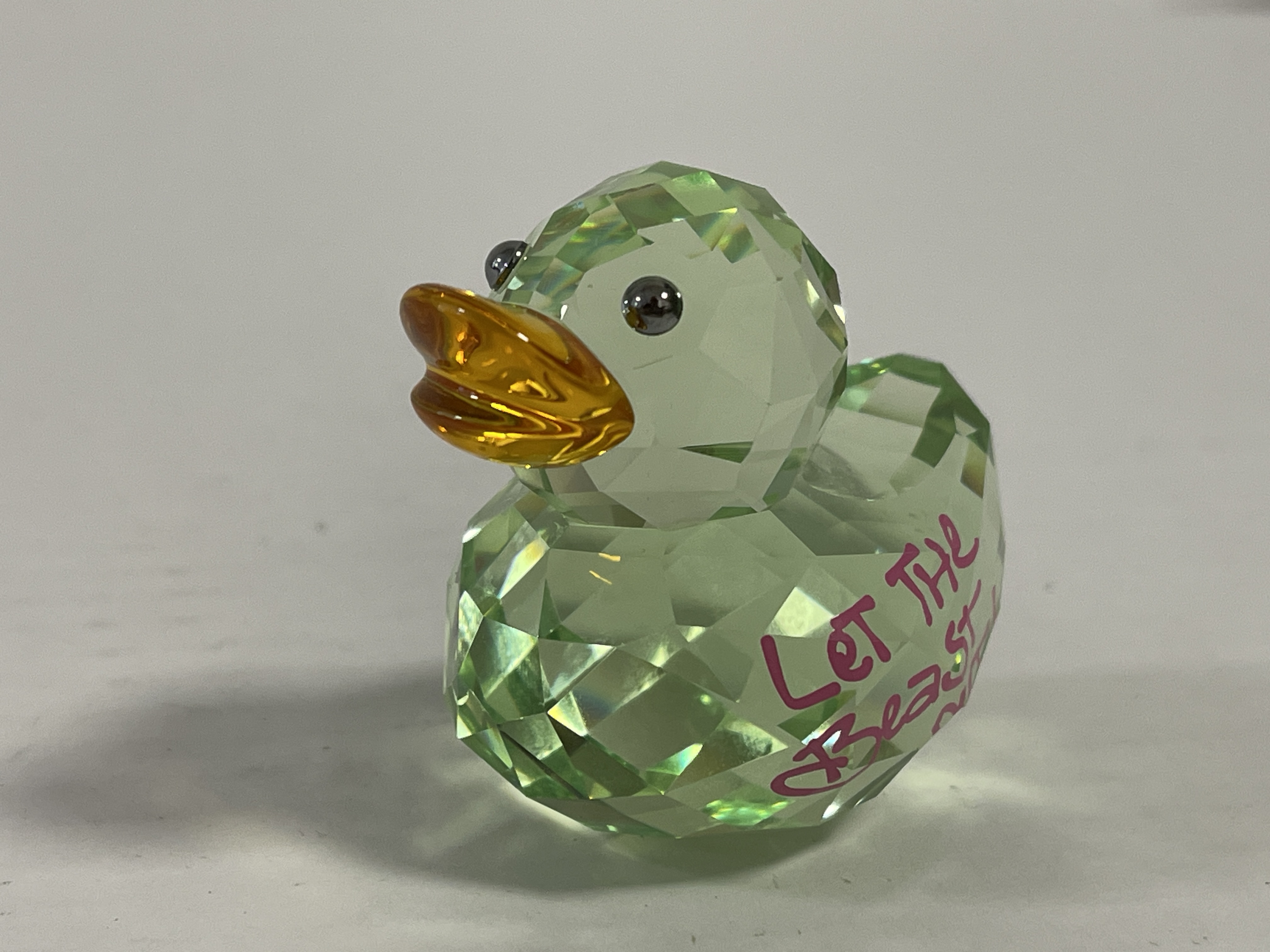 Swarovski Figur 1143324 Happy Duck 5,5 cm. Top Zustand (Ohne Maske)  