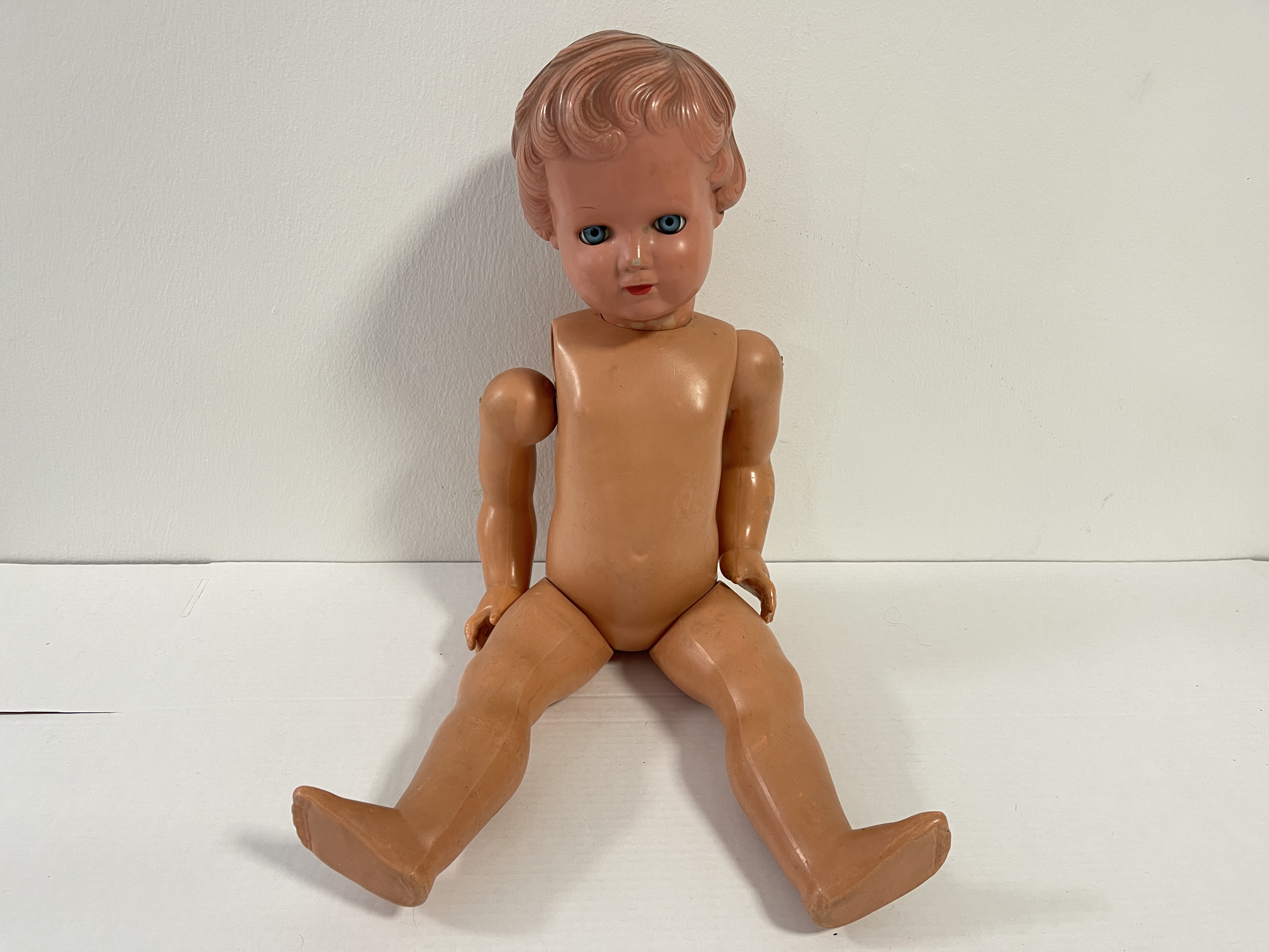 Künstlerpuppe alte Sammler Zelluloid Puppe 64 cm Zustand siehe Fotos 