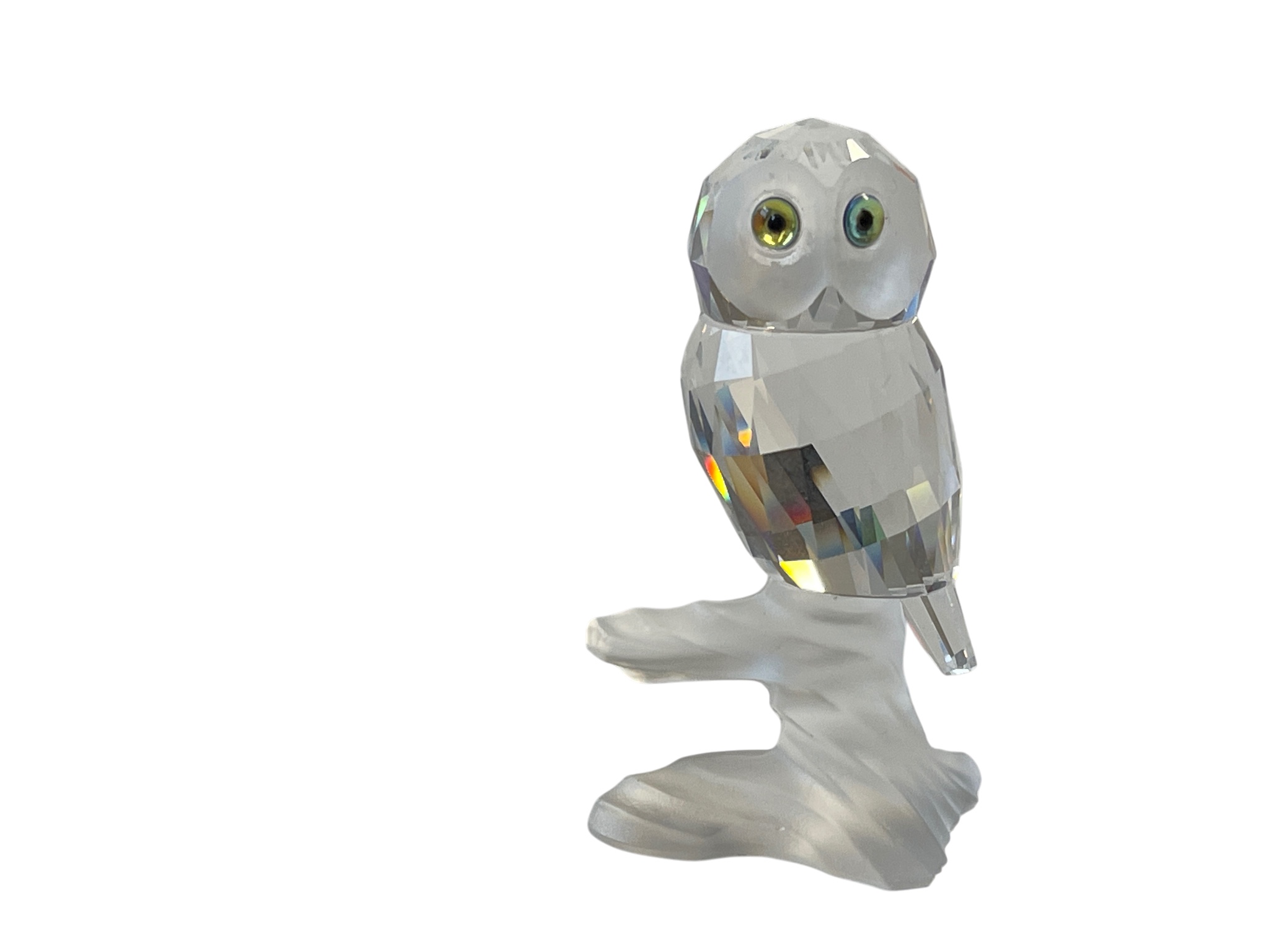  Swarovski Figur 119442 Eule auf Ast 5,7 cm. - Top Zustand 