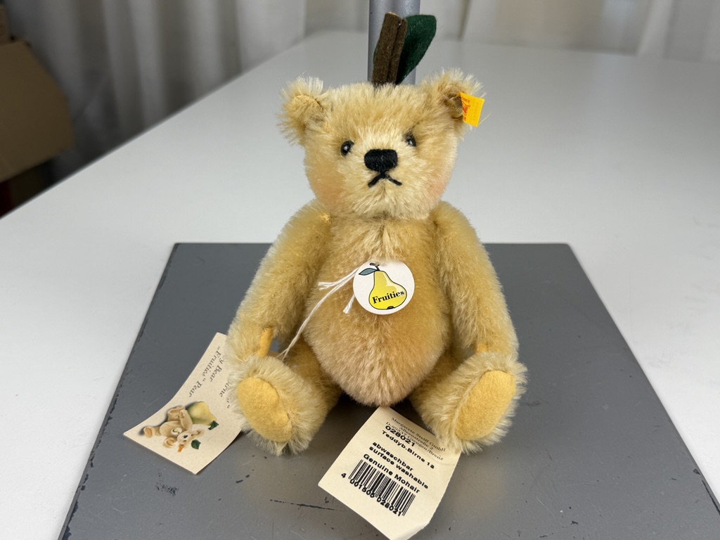 Steiff Tier Teddy Bär 028021 Birne 18 cm Top Zustand 