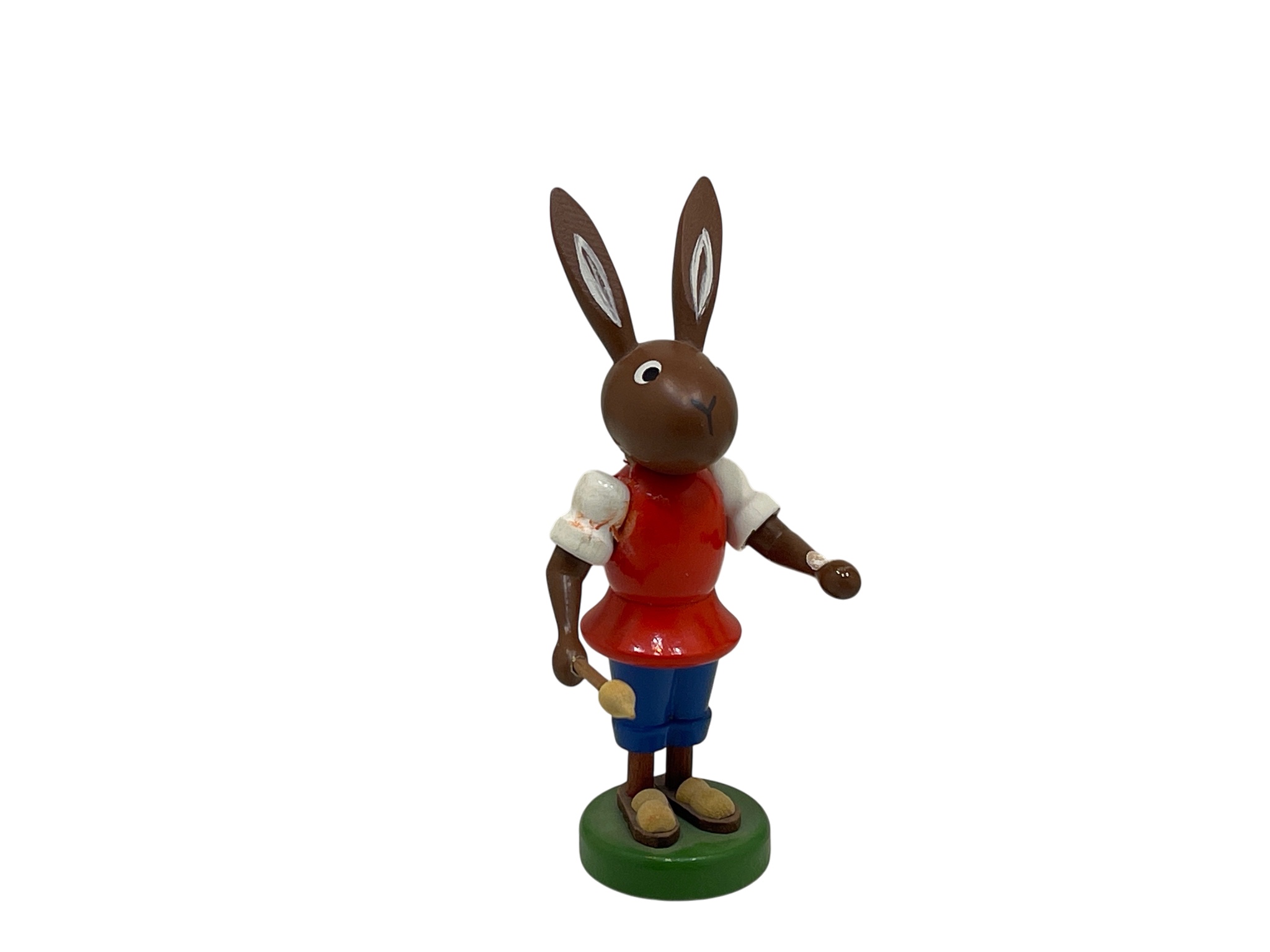Erzgebirge Figur Hase 9,5 cm. Zustand siehe Fotos   