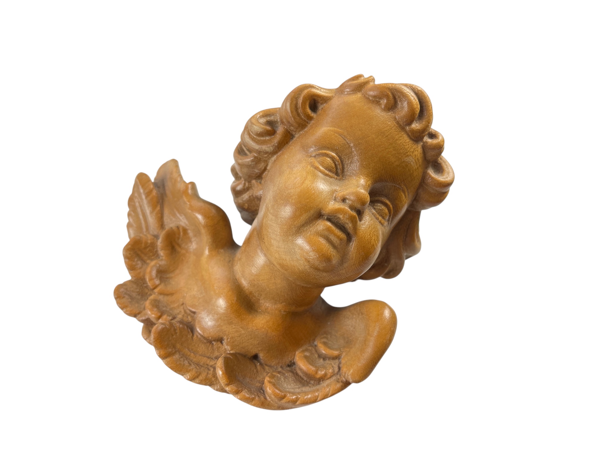 Sammler Holzfigur Engel 13,5 cm Top Zustand   