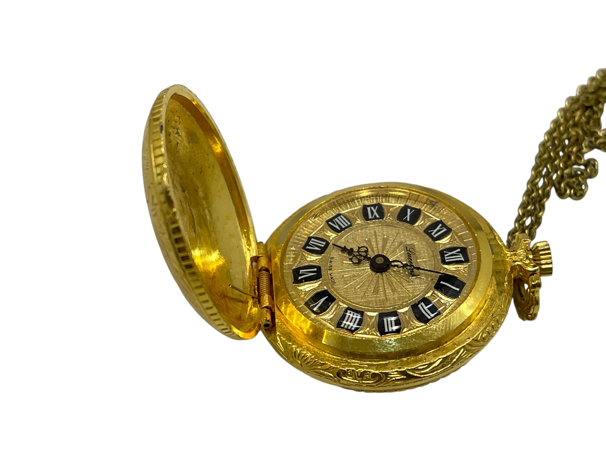 Lucerne Taschenuhr Ø 3,5 cm - Zustand siehe Fotos 