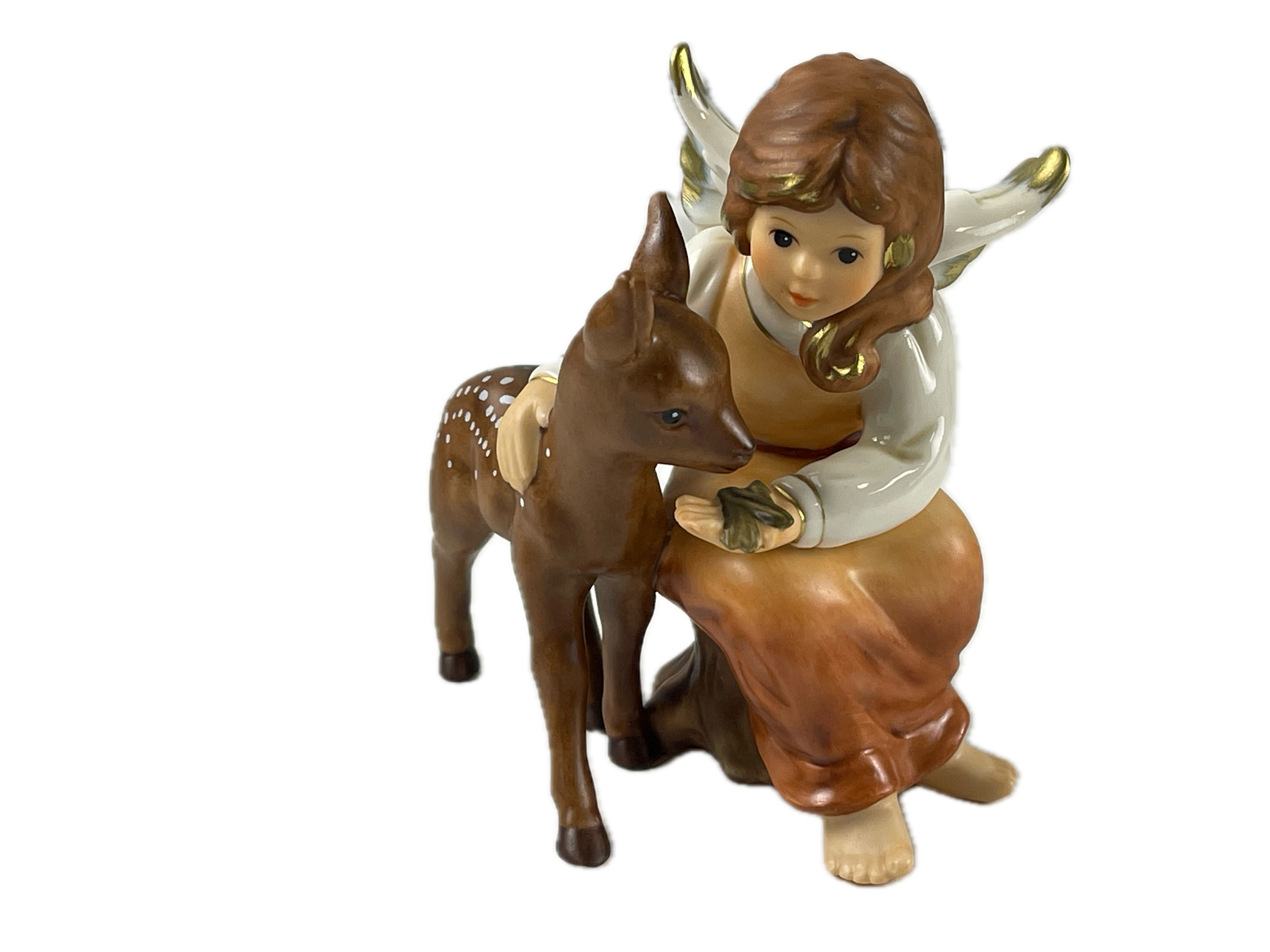 Goebel Figur 41-221 Engel mit Reh 10,2 cm. 1 Wahl. Top Zustand    