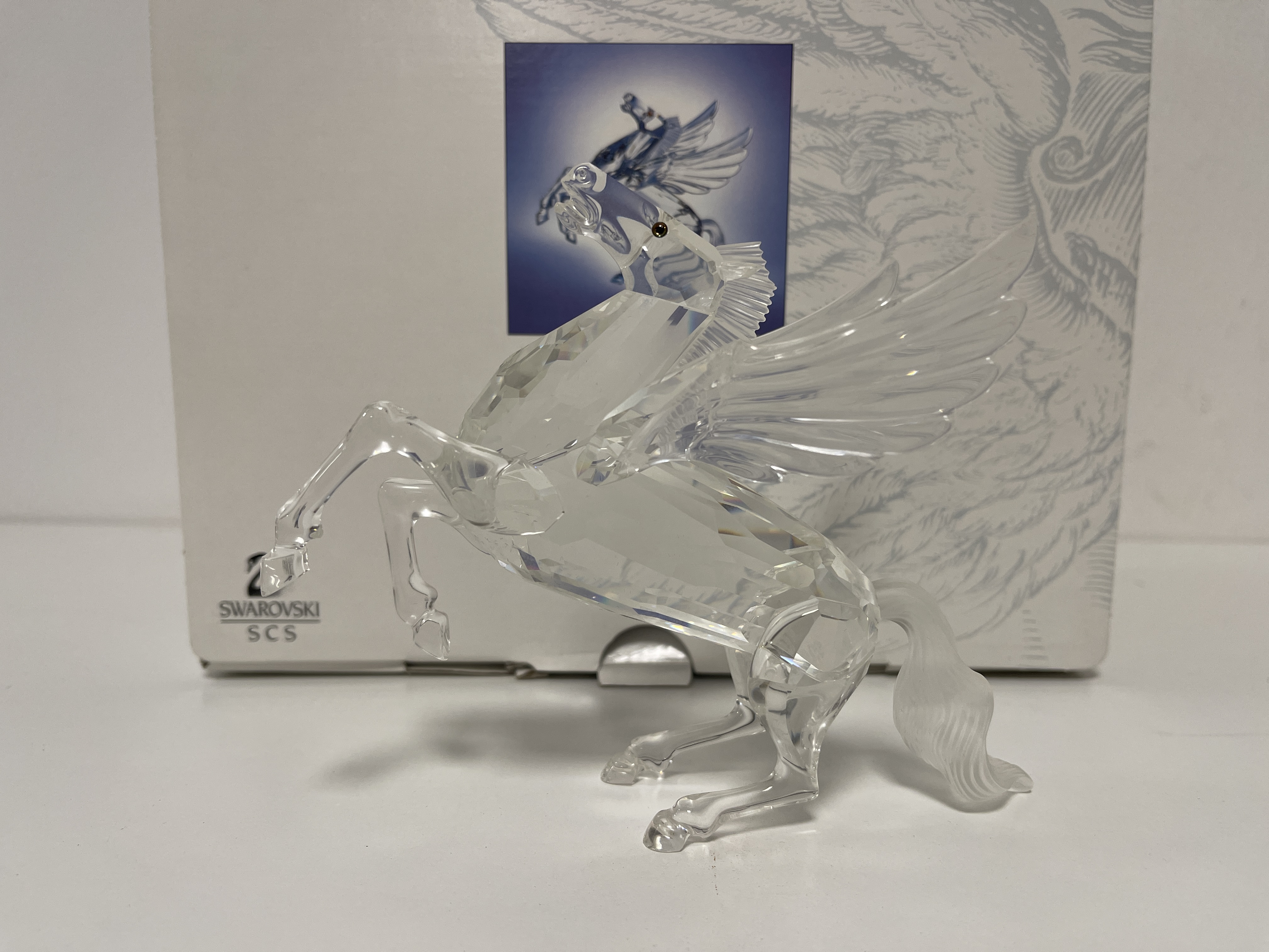 Swarovski Figur Kristall 216327 Jahresfigur Pegasus 12,5 cm. Ovp & Zertifikat. Top Zustand  