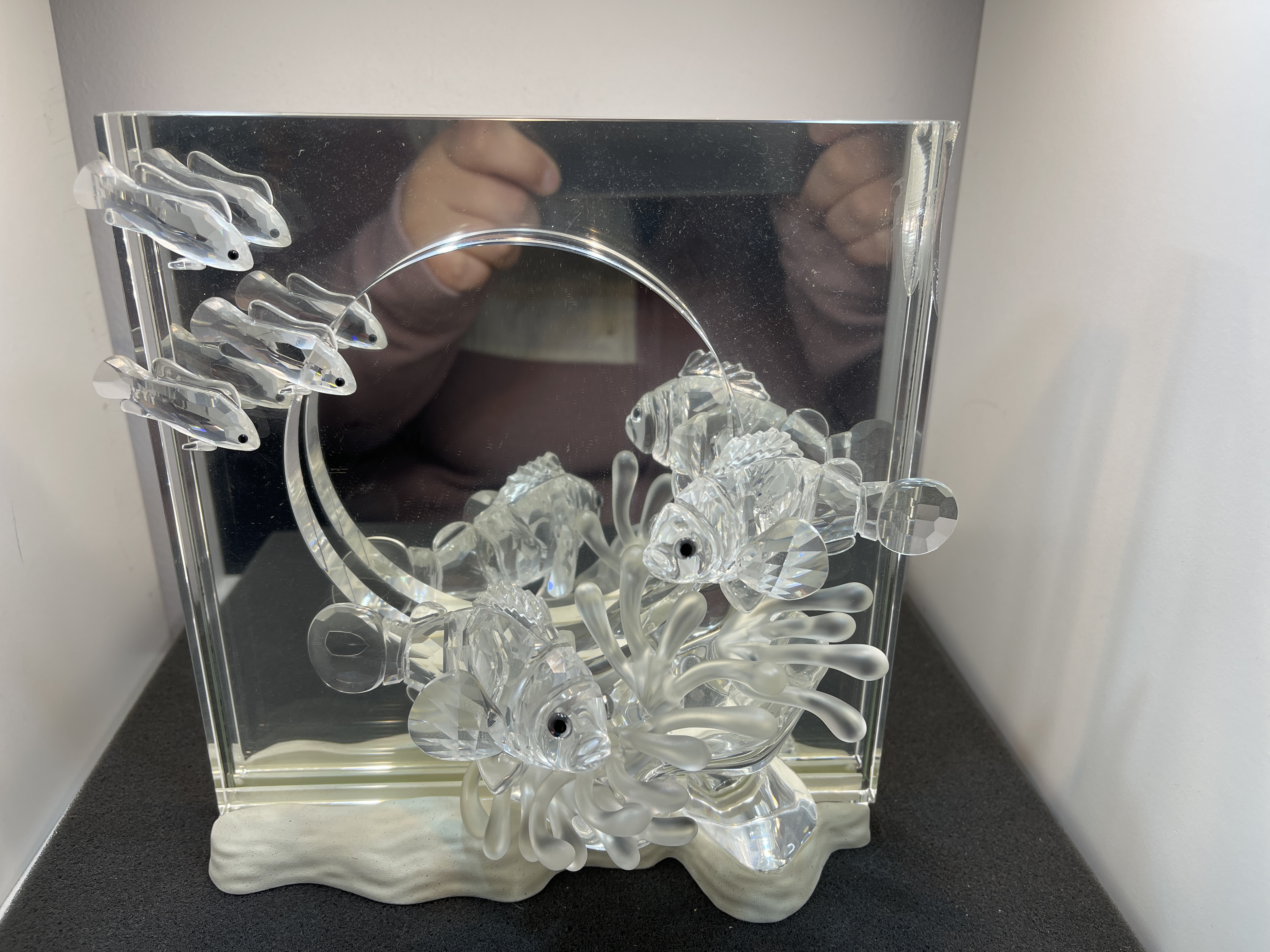  Swarovski Figur 681823  Wonders of the Sea Harmony 20 cm. (Ohne Hintergrundbild) Beschädigt 