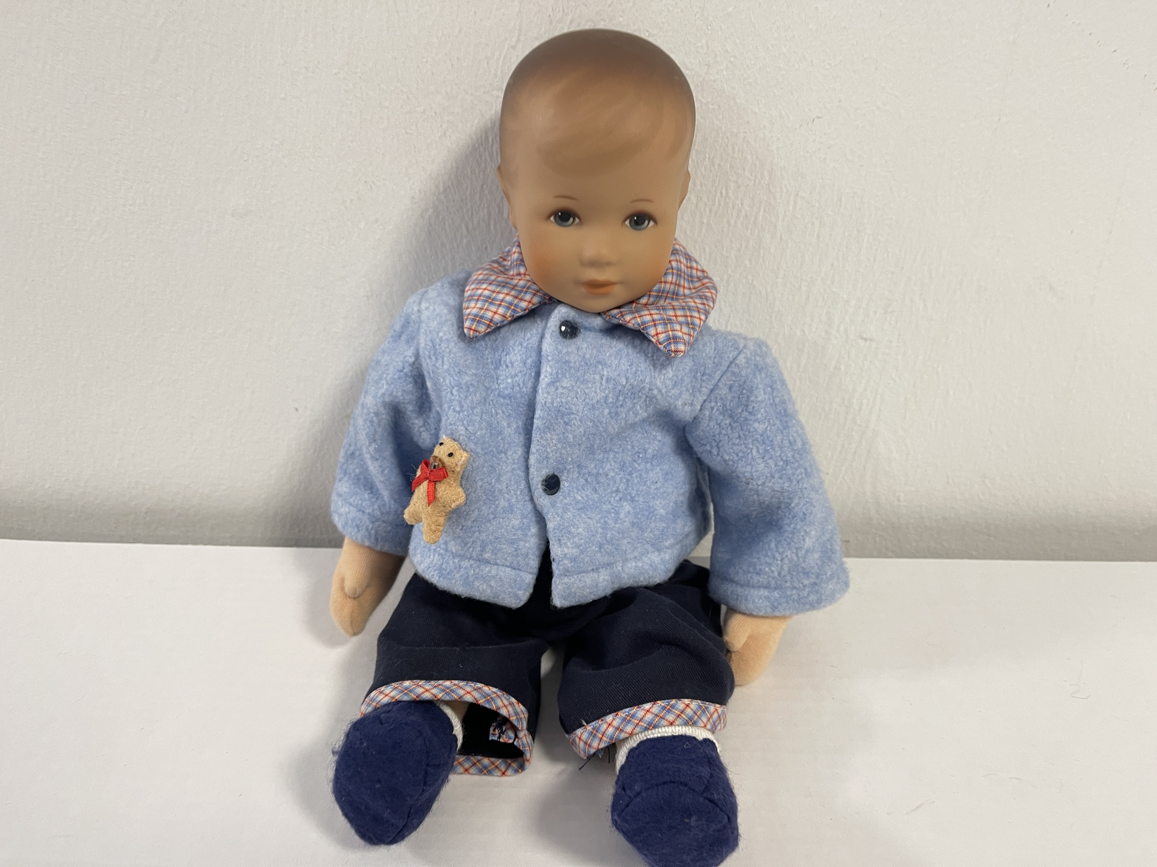 Käthe Kruse Puppe Glückskind 35 cm. Zustand siehe Fotos 