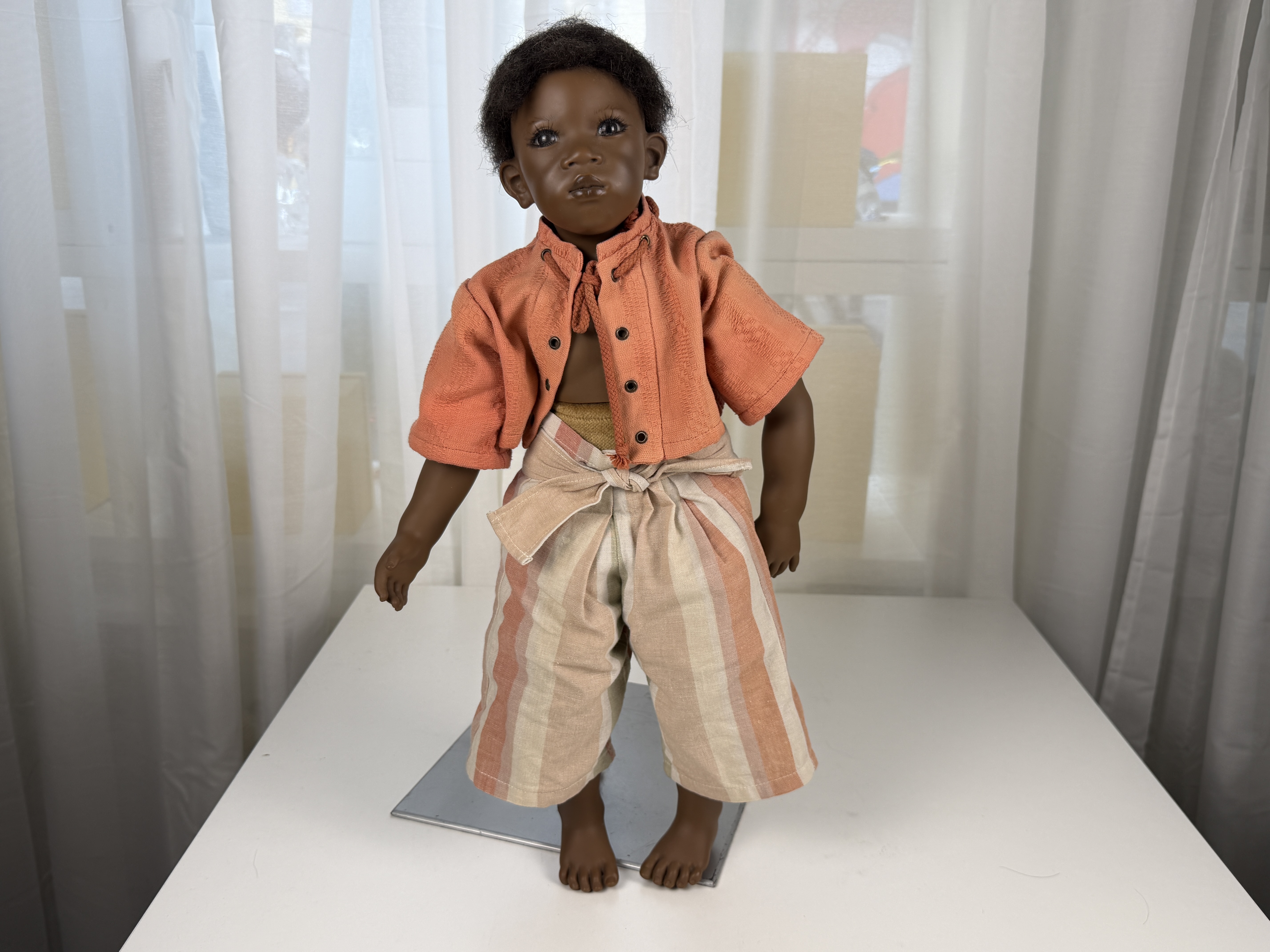 Künstlerpuppe Annette Himstedt Puppe Pemba 55 cm. Top Zustand 